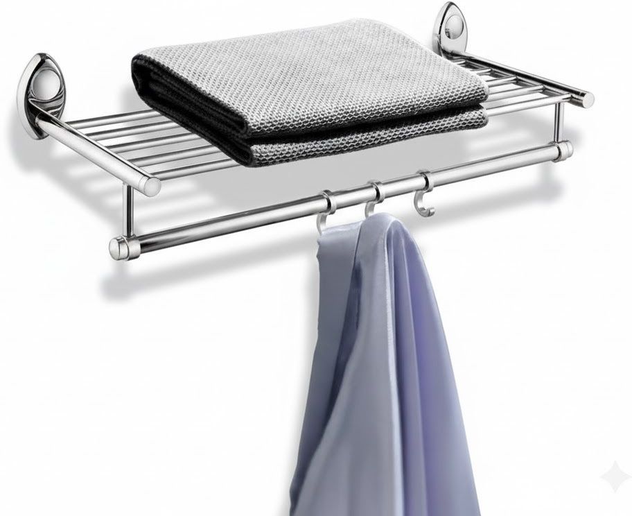 goldfinch 24 inch Premium Grade Stainless Steel Foldable Towel Holder 24 inch 5 Bar Towel Rod-picture-21