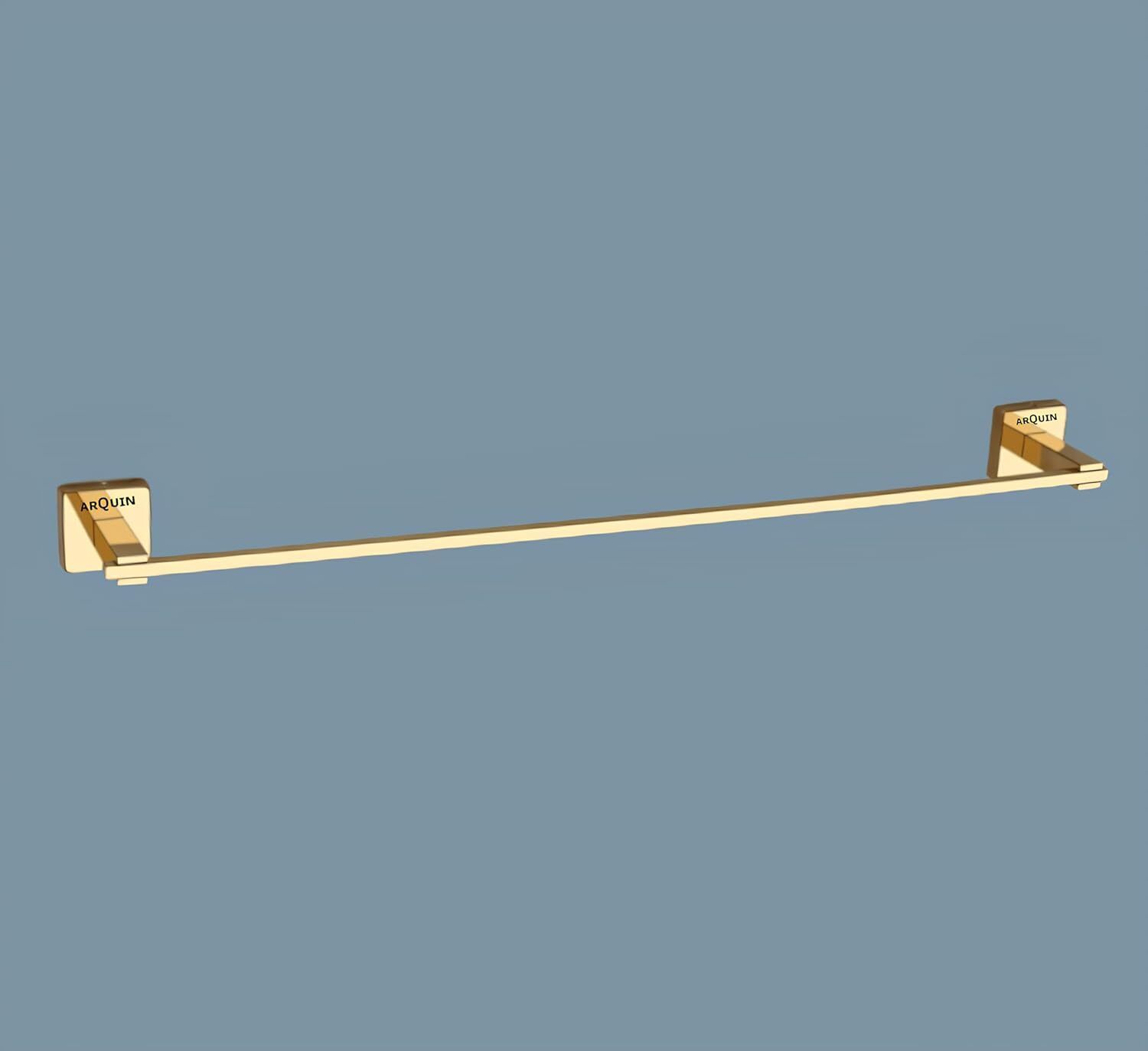 evanex VITA Gold Wall Mounted Towel Rod | Space Saving Towel Hanger Bar | 24 inch 1 Bar Towel Rod-picture-12