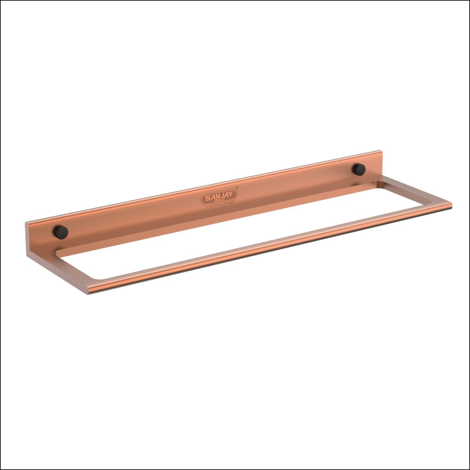 Towel Rod Rose Gold | Premium Stainless Steel Towel Bar 24 inch 1 Bar Towel Rod-image-40