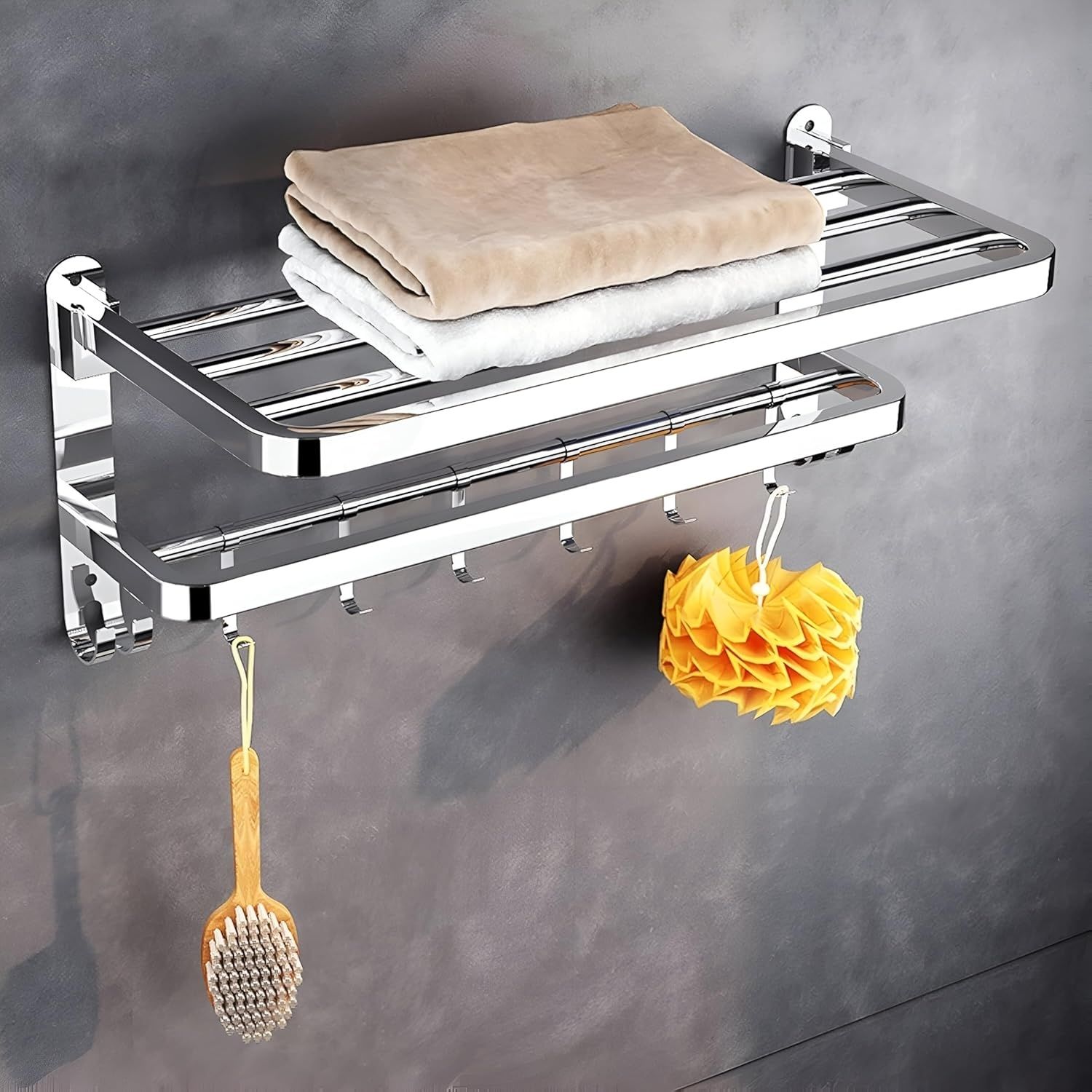 DM10 SS304 ROD 23.6 inch 5 Bar Towel Rod-image-5