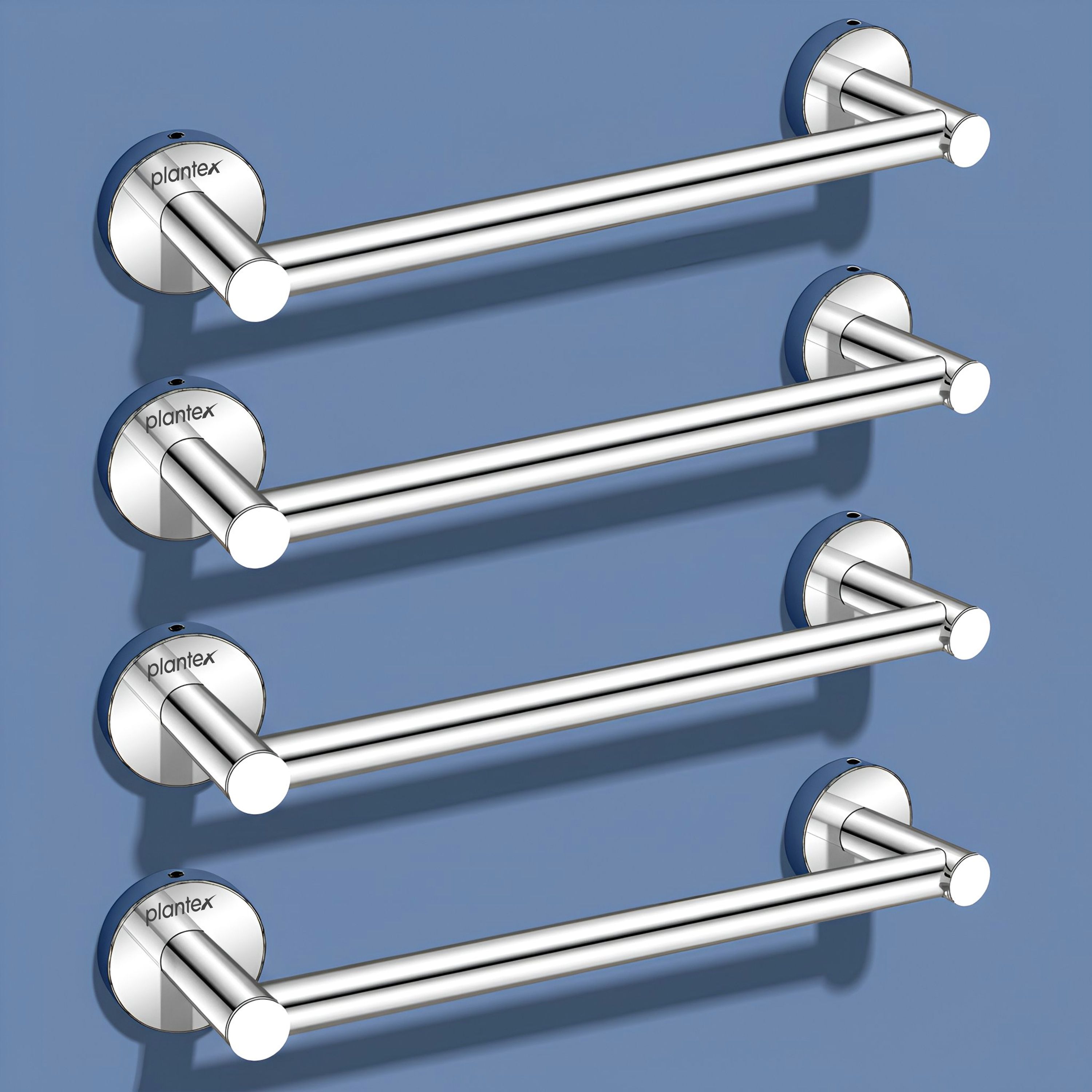 plantex Towel Bar for Bathroom/Towel Holder/Towel Hanger for Bathroom Accessories 12 inch 4 Bar Towel Rod-picture-42