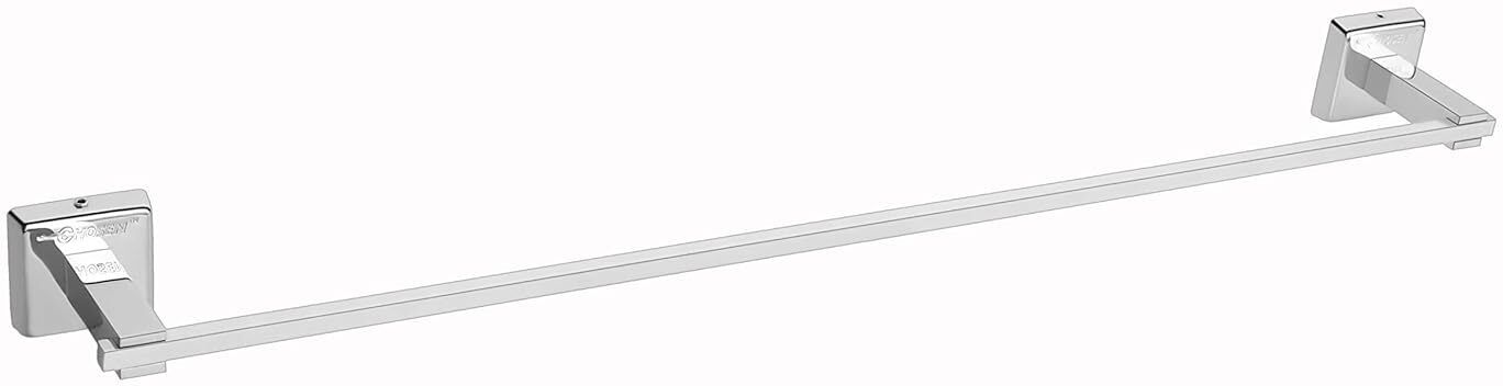 evanex VITA Chrome Wall Mounted Towel Rod | Space Saving Towel Hanger Bar | 24 inch 1 Bar Towel Rod-picture-42