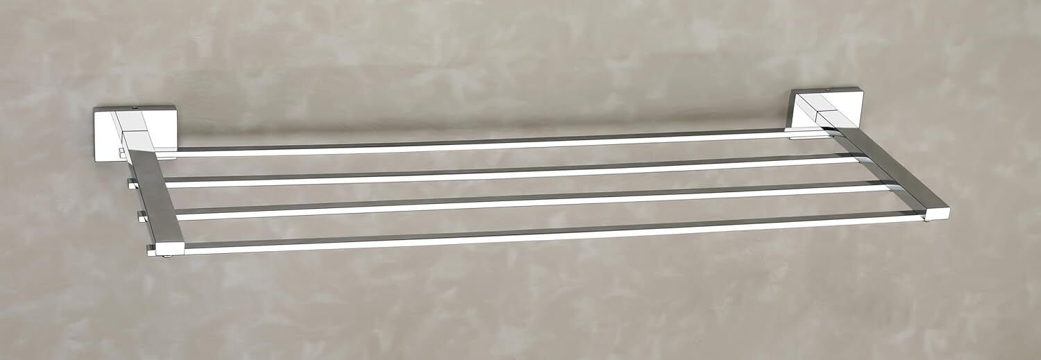 Bathroom Towel Bars, Stainless Steel 1.57 inch 4 Bar Towel Rod-image-33