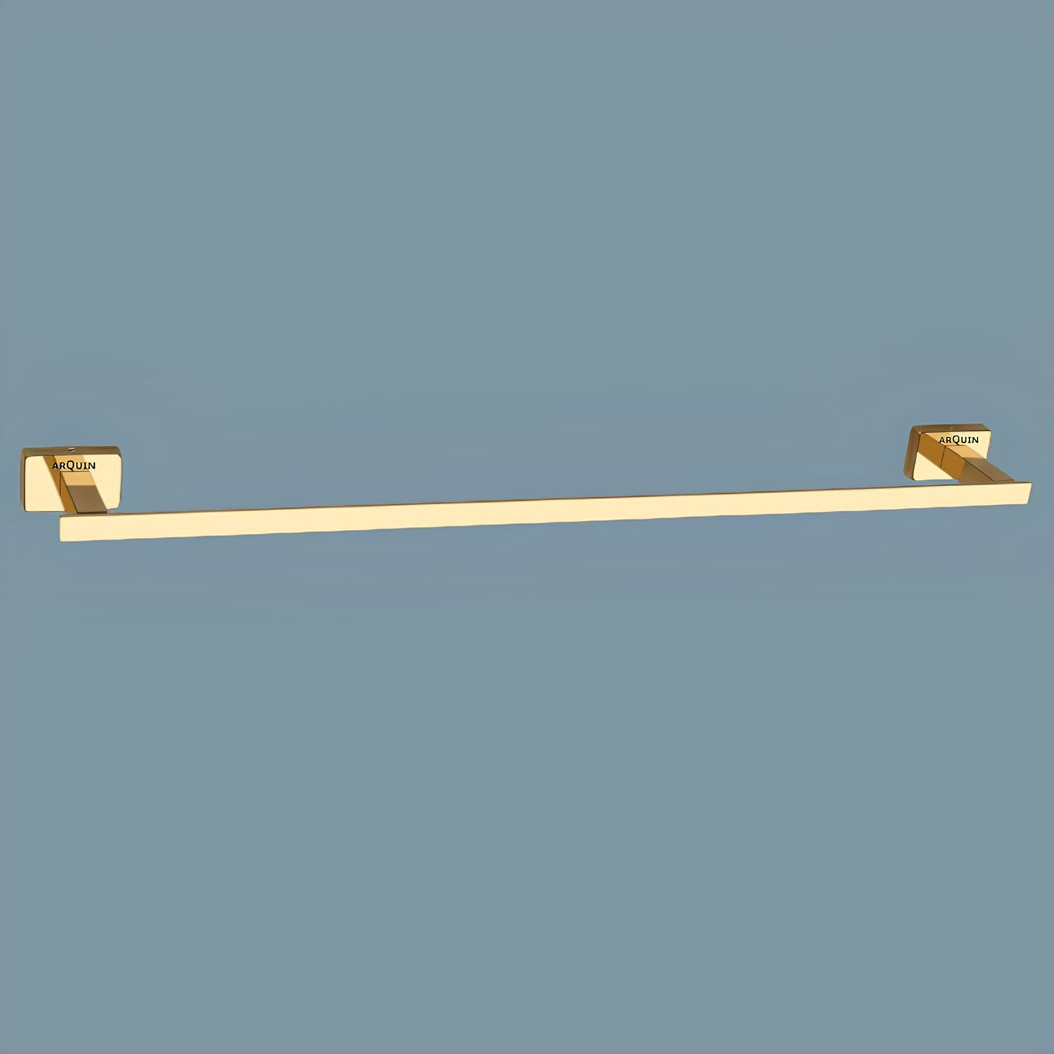 evanex Aroma Gold Wall Mounted Towel Rod | Space Saving Towel Hanger Bar | 24 inch 1 Bar Towel Rod-picture-43