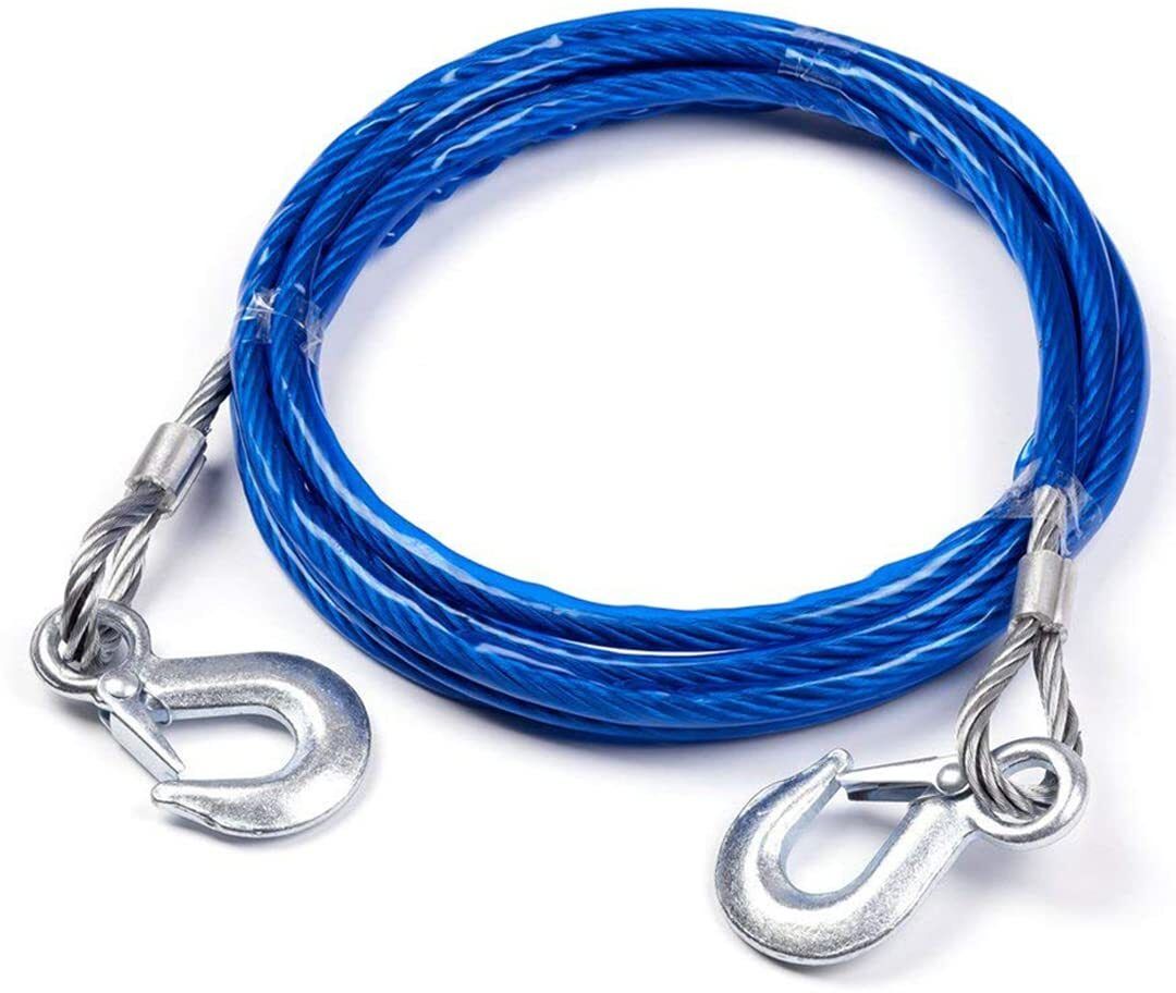 5Tons 4M Steel Wire Tow Rope 4 m Towing Cable-image-32