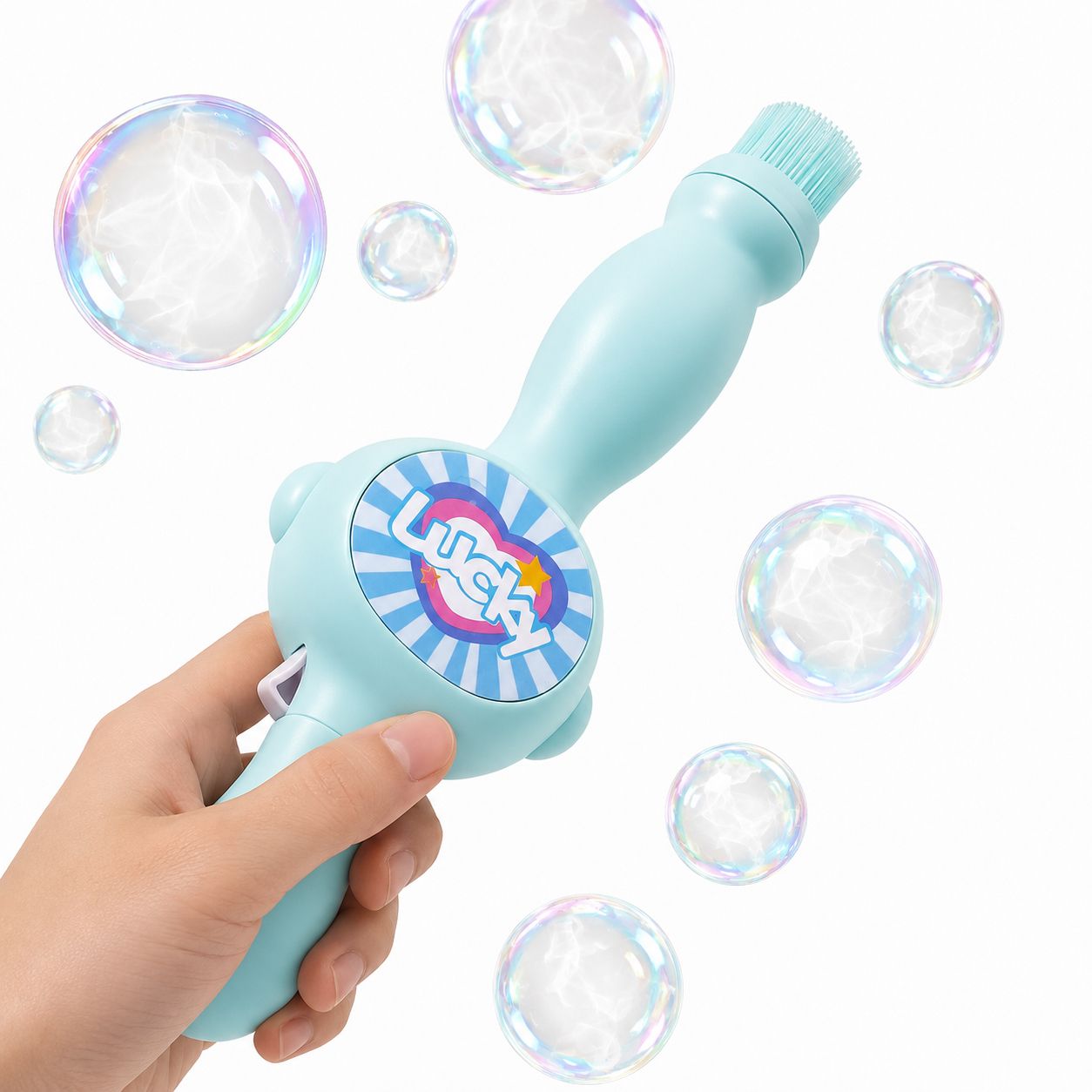 Magic Bubble Gun with LED Lights Kids Summer Outdoor Bubble Toy Toy Bubble Maker-image-31