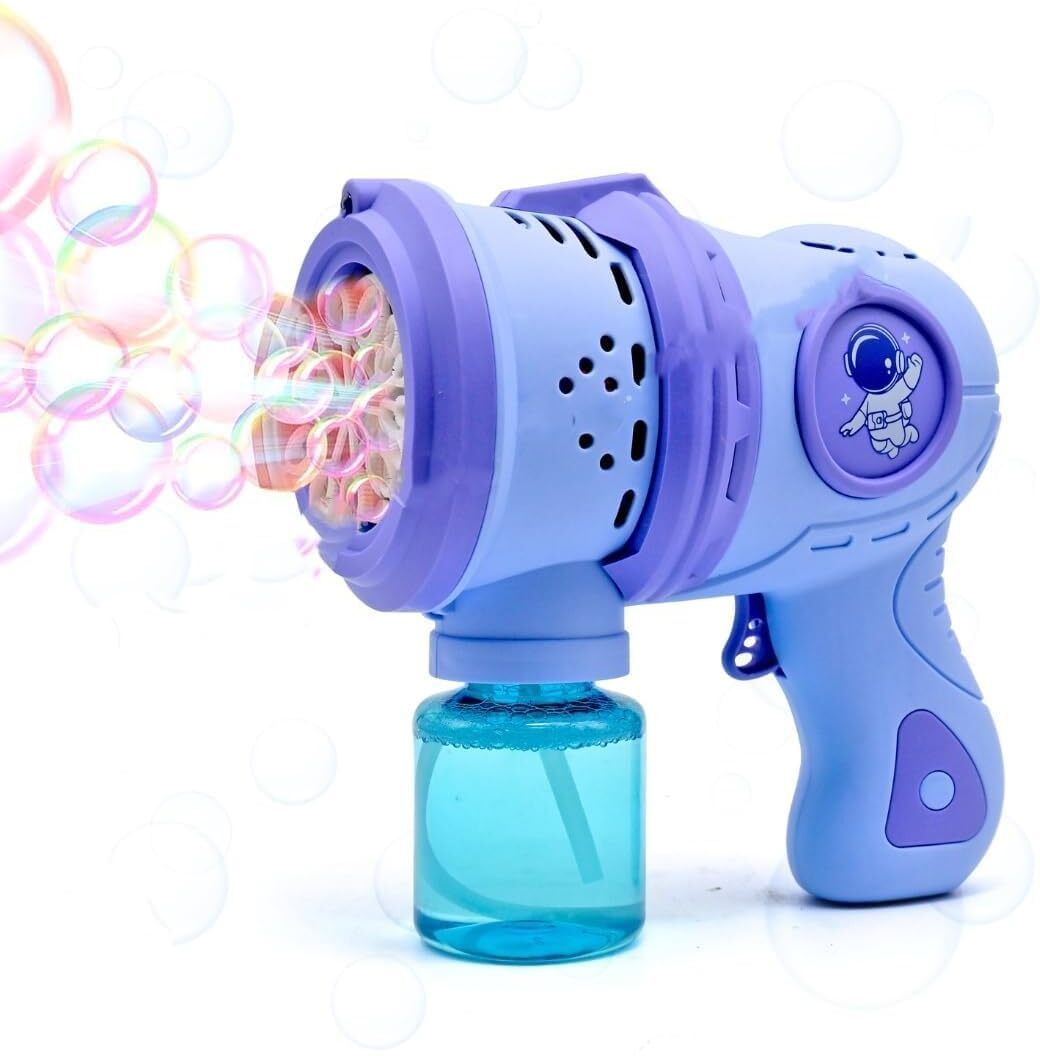 8 Hole Big size Bubble Gun Toy Bubble Maker Machine with Bubble Solution Kid Water Gun-image-35