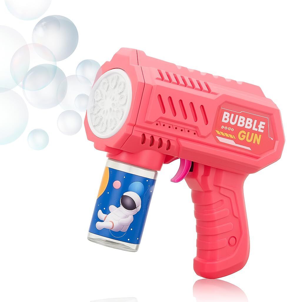10 Hole Bubble Blaster Gun |Battery Operated|One-Touch Operation|Outdoor Indoor Water Gun-image-9