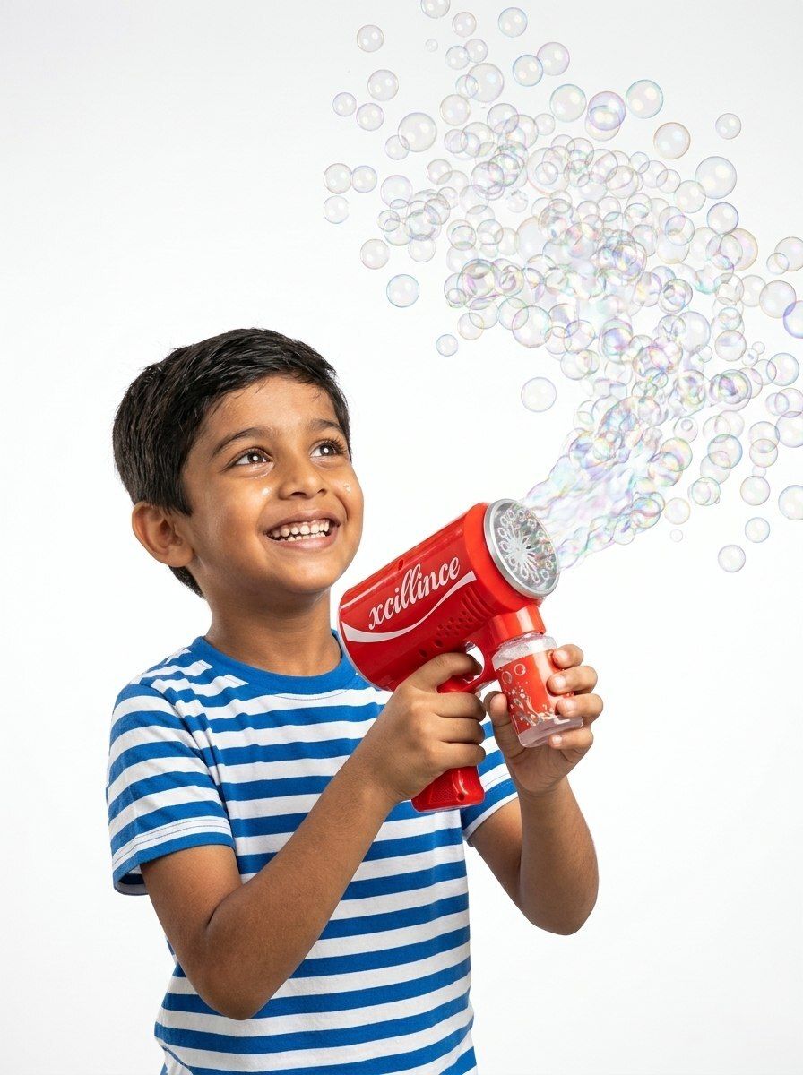 xcillince toys Battery Operated Bubble Blaster Toy for Boys Girls Party Garden Fun Toy Bubble Maker-picture-26