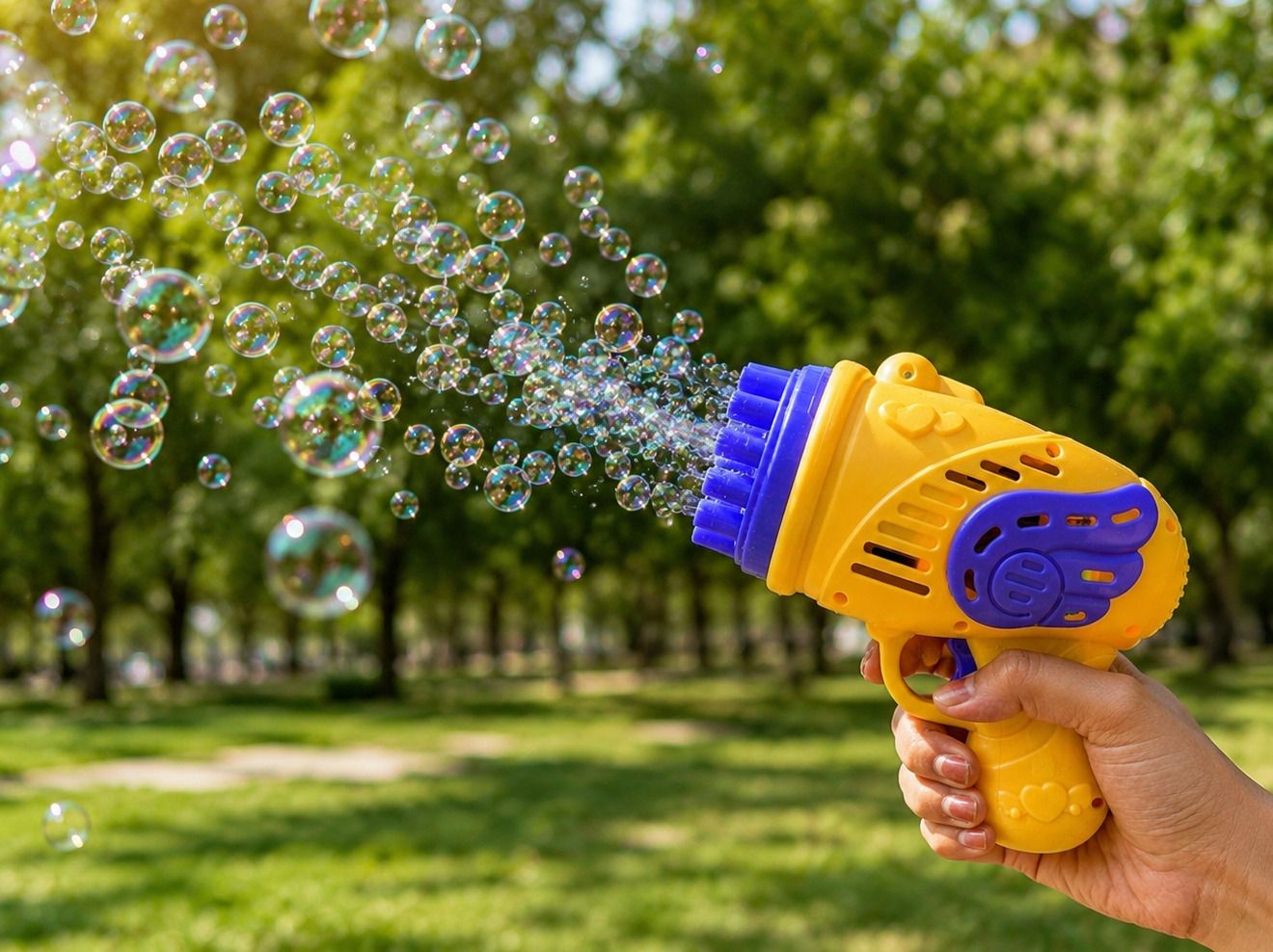 Bubble gun Toy Bubble Maker-image-29