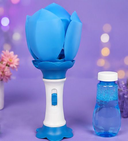 Electric Bubble Wand Toy USB Rechargeable Bubble Blower for Kids Toy Bubble Maker-image-11