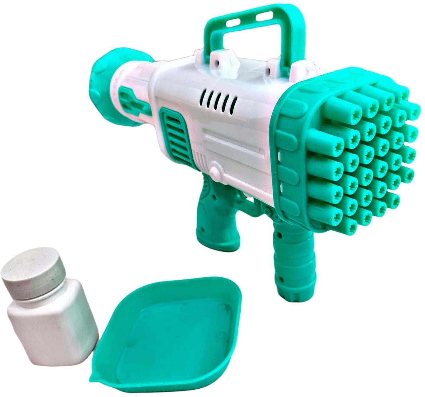Bubble Gun for Kids with Bubble Solution Bottle Toy Bubble Maker-image-6