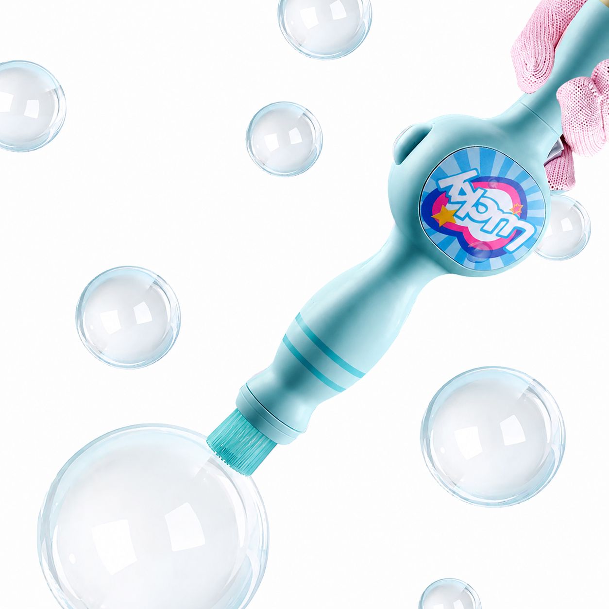 USB Charging Magic Bubble Maker with Smoke Effect and LED Lights for Kids Toy Bubble Maker-image-37