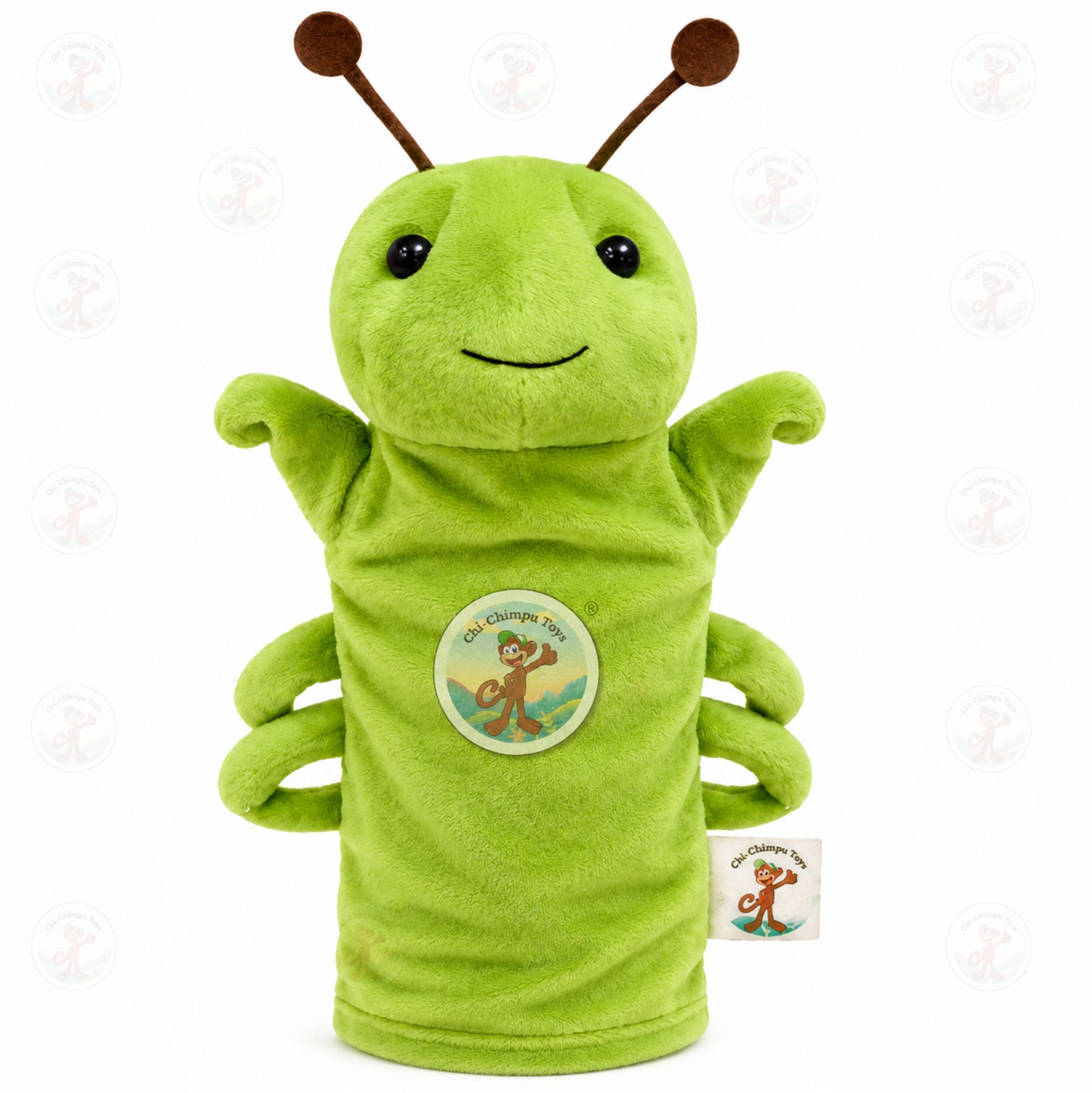 chi-chimpu toys Grasshopper Hand Puppet 22 cm Soft Plush Educational Toy for Kids Hand Puppets-picture-36