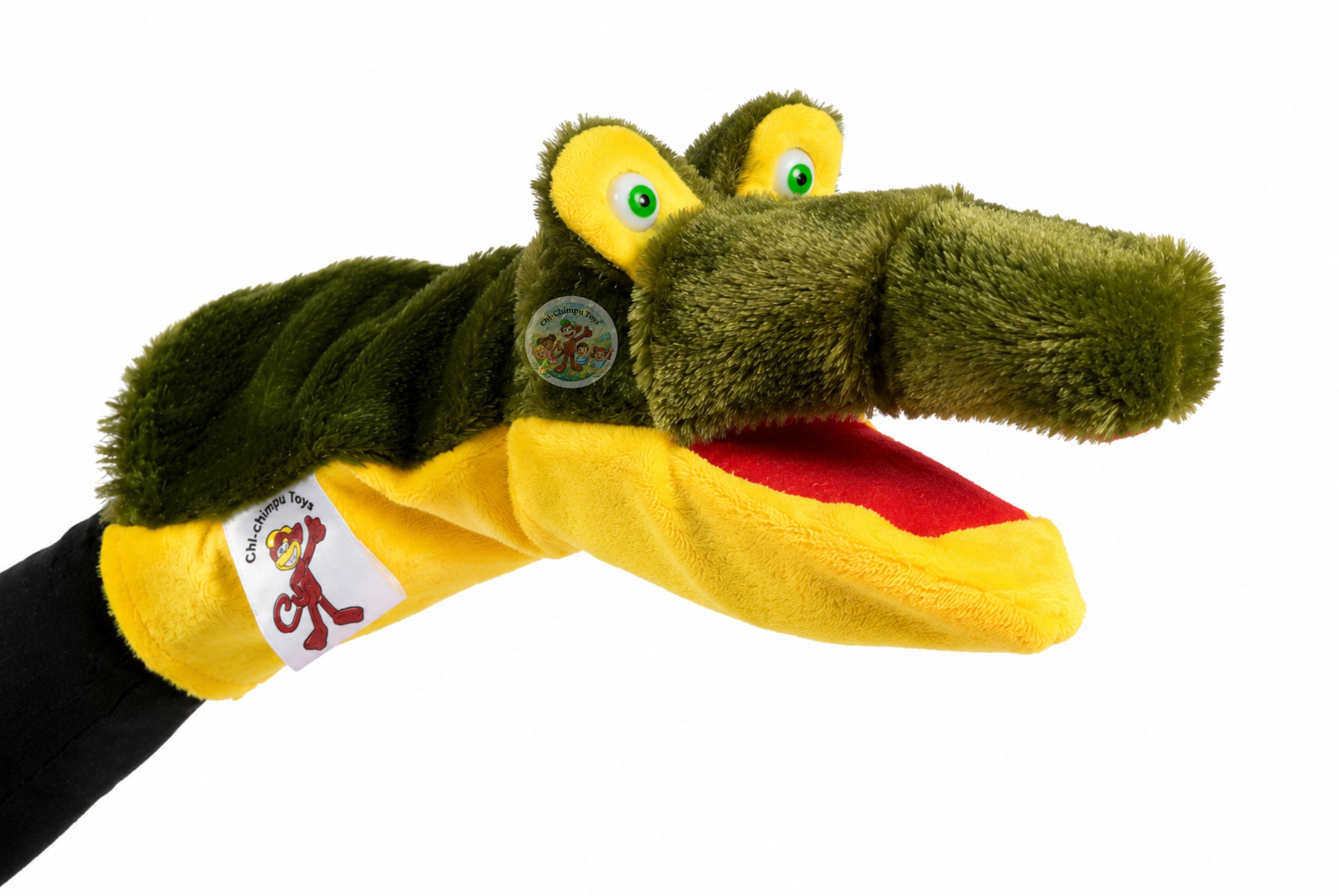 chi-chimpu toys Crocodile Hand Puppet 22 cm Soft Plush Educational Toy for Kids Hand Puppets-picture-42