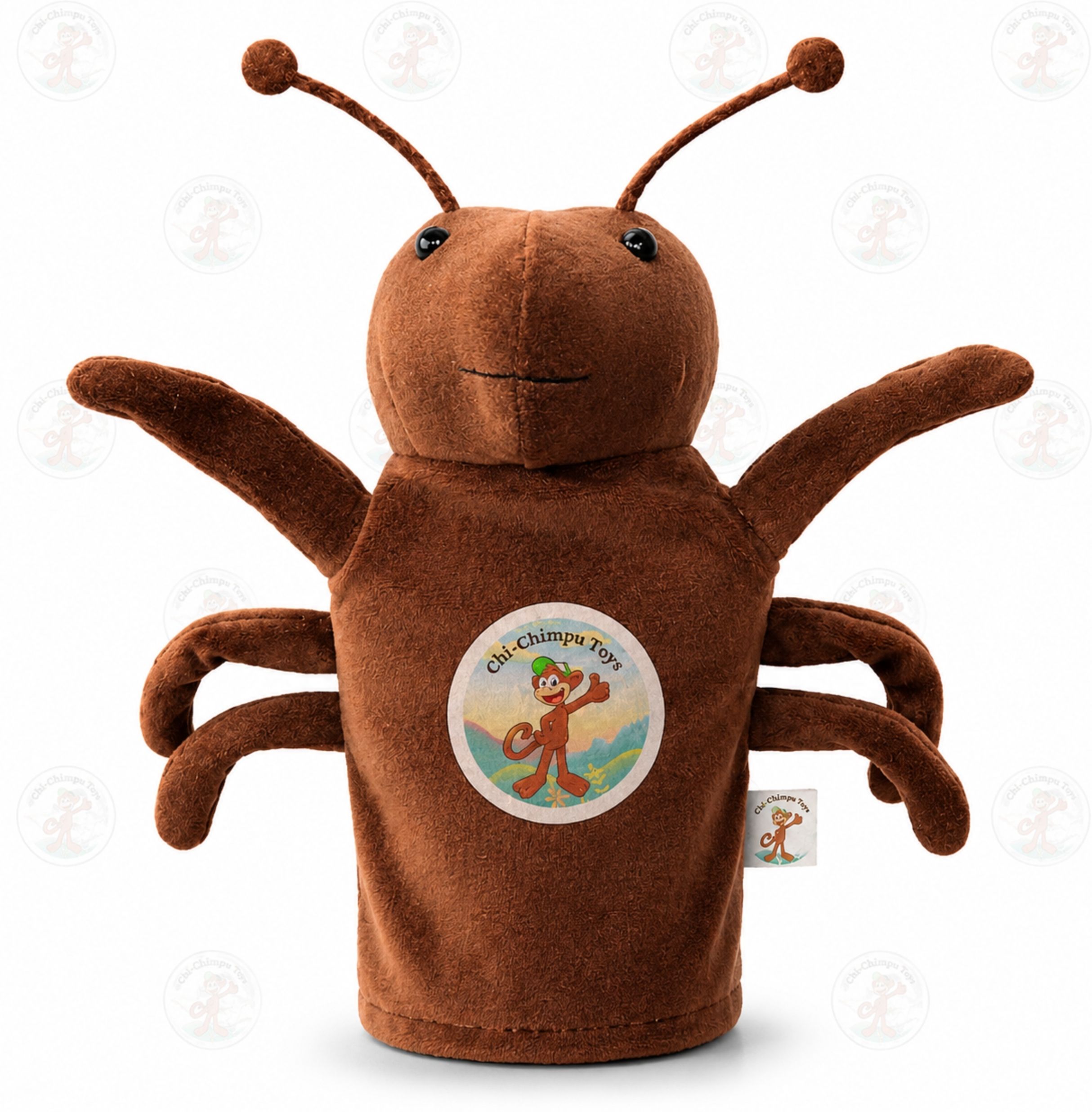 chi-chimpu toys Ant Hand Puppet 22 cm Soft Plush Educational Toy for Kids Hand Puppets-picture-24
