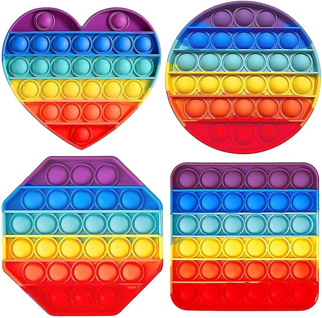 Pop-it Push Bubble Sensory Fidget Toy Random Design, Pop It Fidget Toys Finger Puppets-image-32