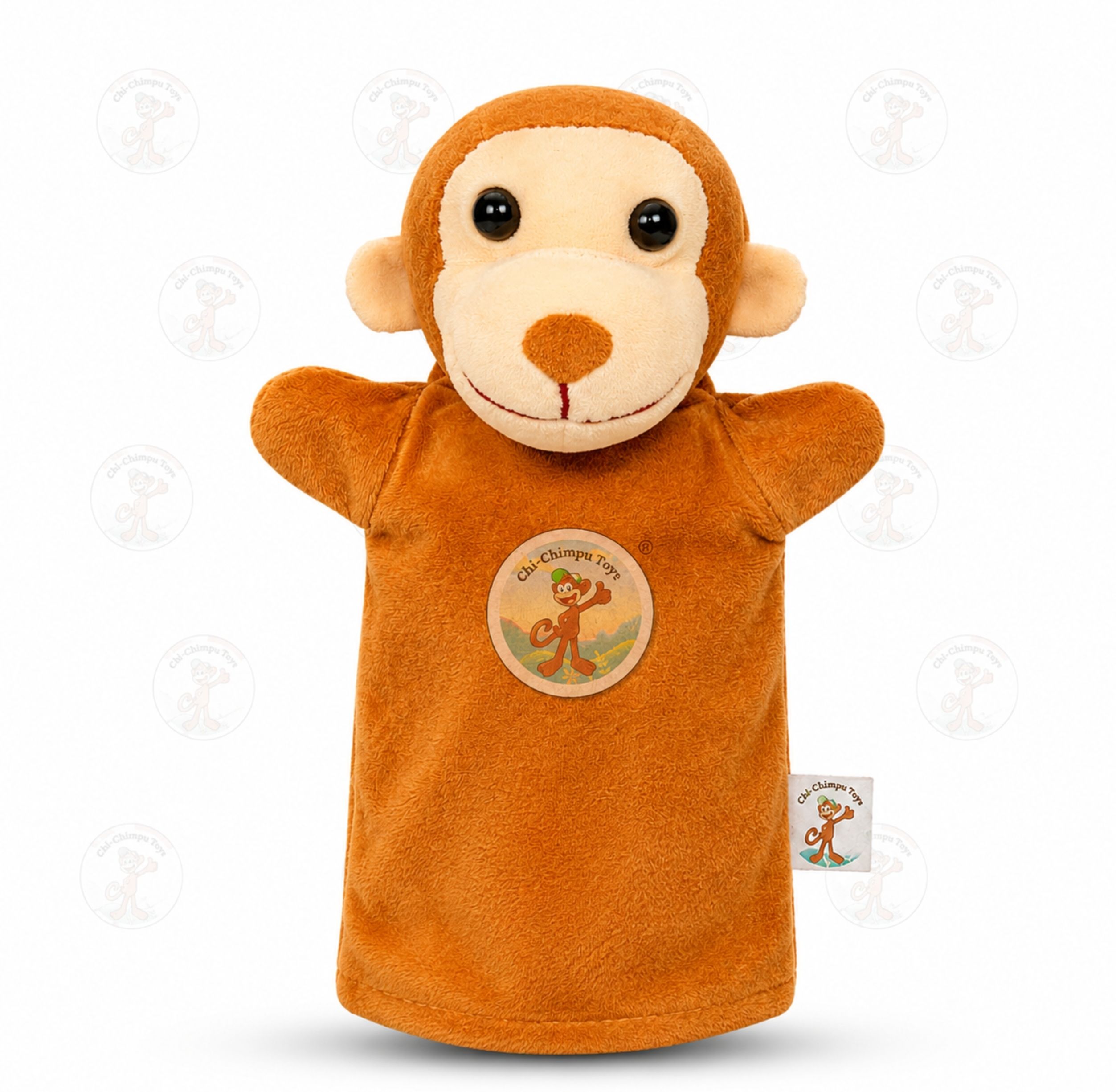 chi-chimpu toys Monkey Hand Puppet 22 cm Soft Plush Educational Toy for Kids Hand Puppets-picture-29