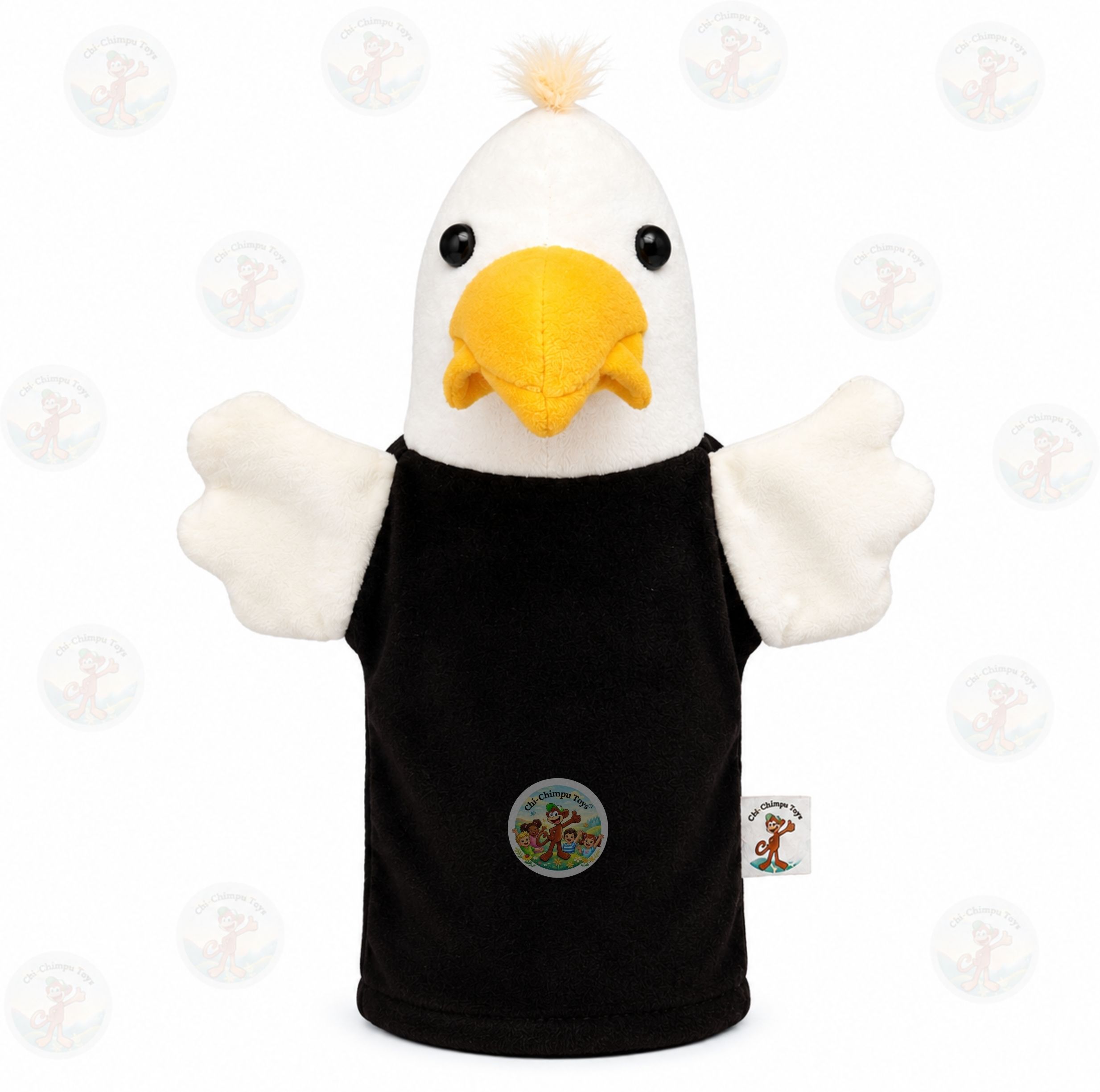 chi-chimpu toys Eagle Hand Puppet 22 cm Soft Plush Educational Toy for Kids Hand Puppets-picture-37