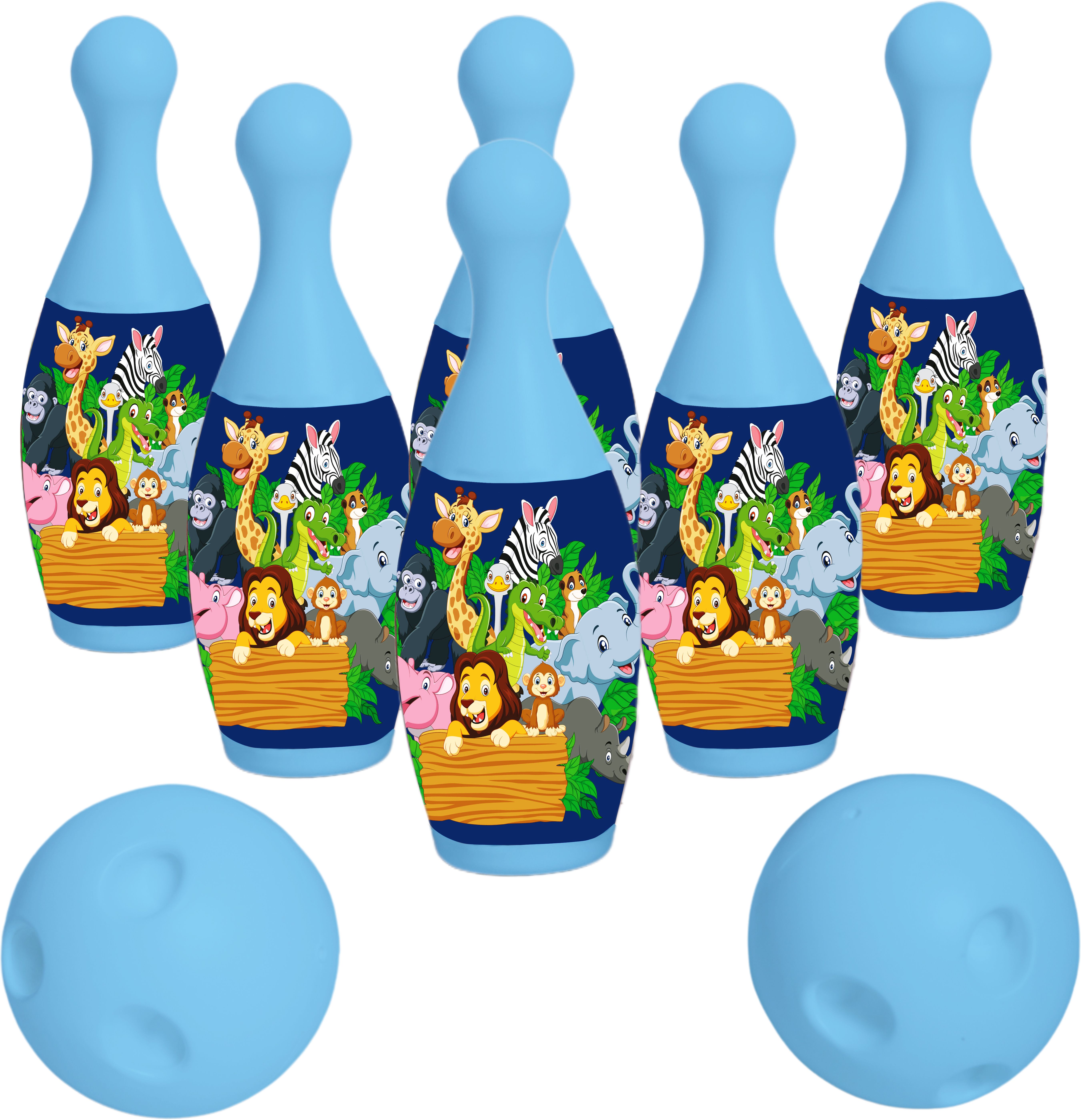 Mickey & Friends 6-Pin and Ball Set for Bowling Sports Bowling Set