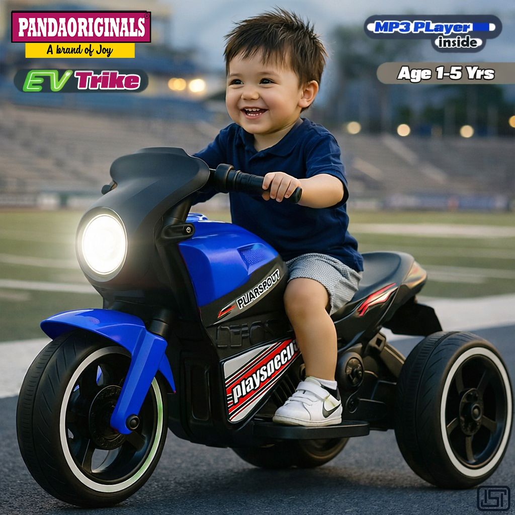 Ducati Ev With Music And Lights, Forward and Backward Gear, Built in MP3 player Tricycle-image-39