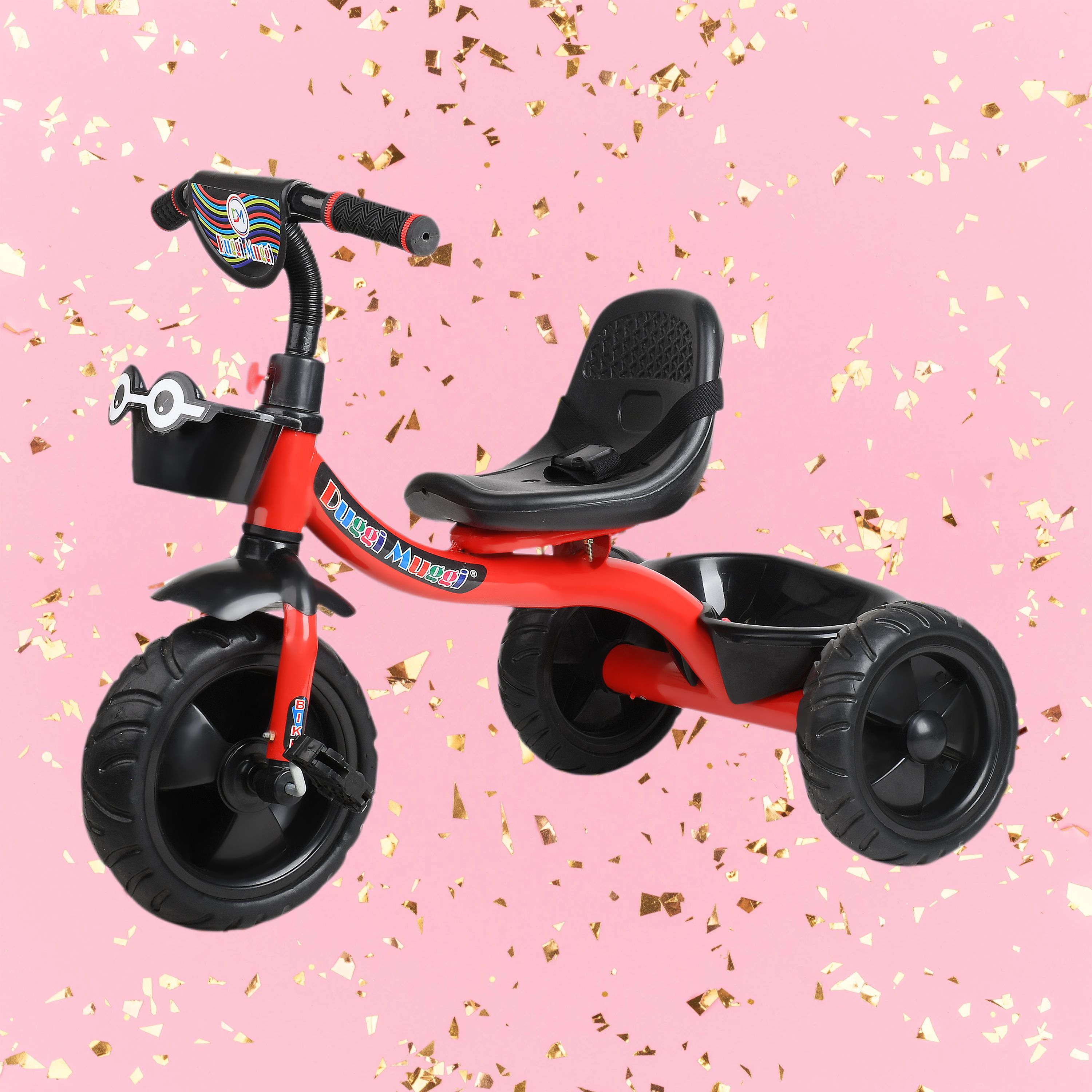 Baby Tricycle For Kids With Front And Back Basket KIDDO Recommended Tricycle For Age 1-5 Years Kids Cycle Tricycle-image-1