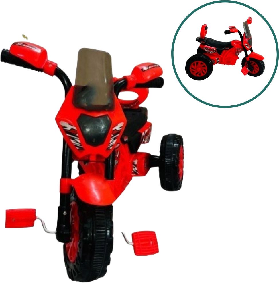 funrydetoys Best Haley Theme Tricycle ( Red ) for Kids 2 to 5 Years with Light and Music. Tricycle 018 Tricycle-picture-41