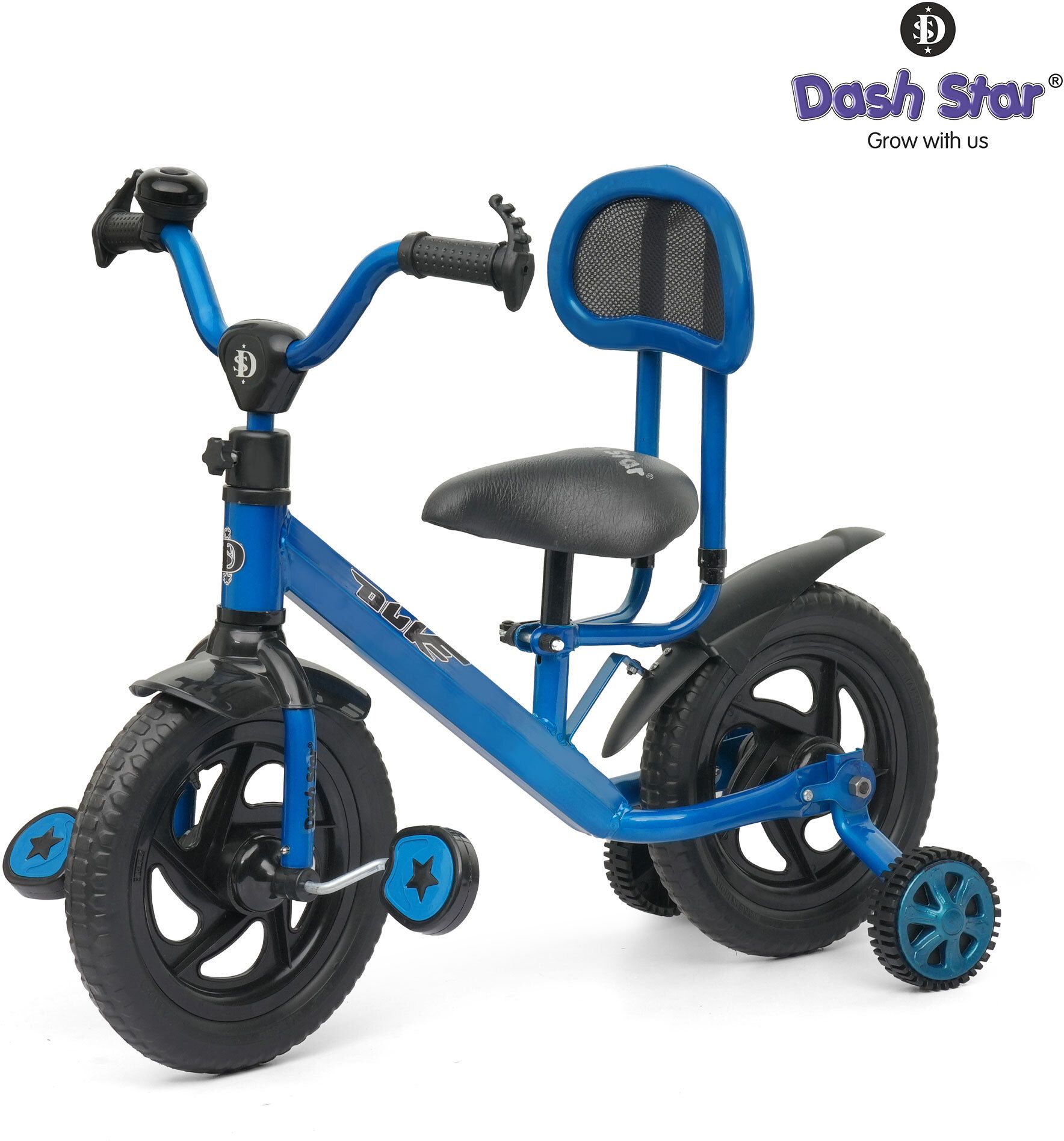 dash star Duke Pedal Tricycle | Bell Soft Seat | Backrest Smooth Wheels Kids Tricycle DUKE -RED-123 Tricycle-picture-14