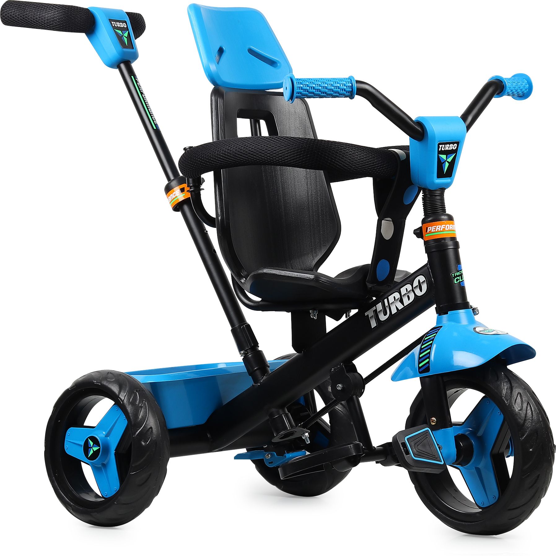 kurb Turbo Parental Tricycle Tricycle For Kids - Safe, Sturdy, And Stylish Ride-On Toy For Kids Tricycle-picture-9