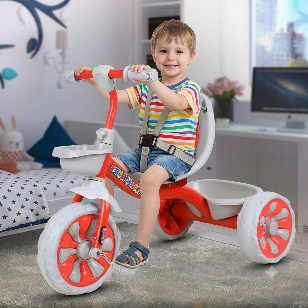 Rider Tricycle-Safe,Sturdy And Stylish Ride-On Toy For Kids,Ages 1-5 Tricycle New and Best Tricycle for Baby Boy or Baby Girl Tricycle Tricycle-image-4