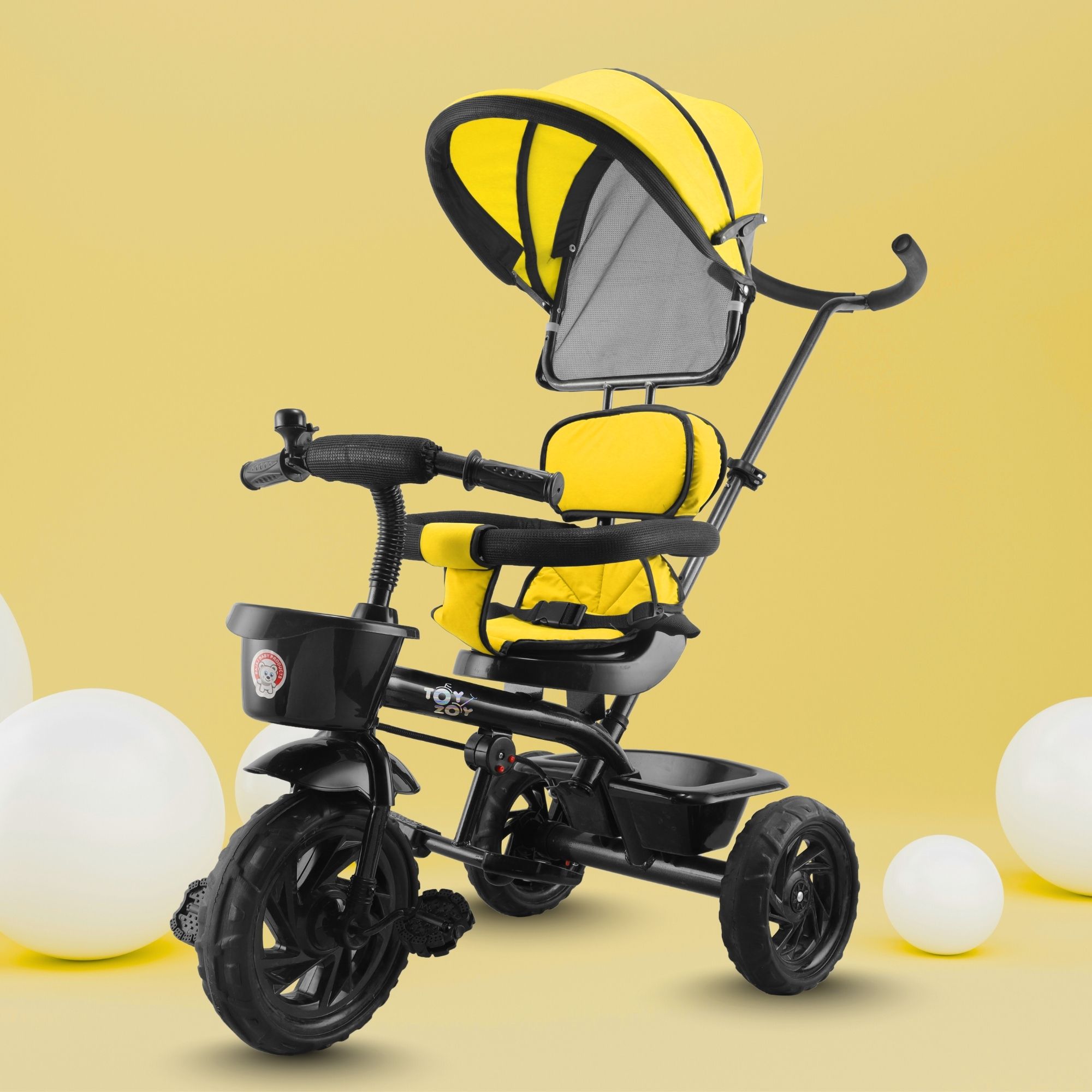 toyzoy Maple Pro Max Trike with Safety Belt&Guardrail |Ages 24to60 Months|Carrying30Kgs TZ_532 Tricycle-picture-29