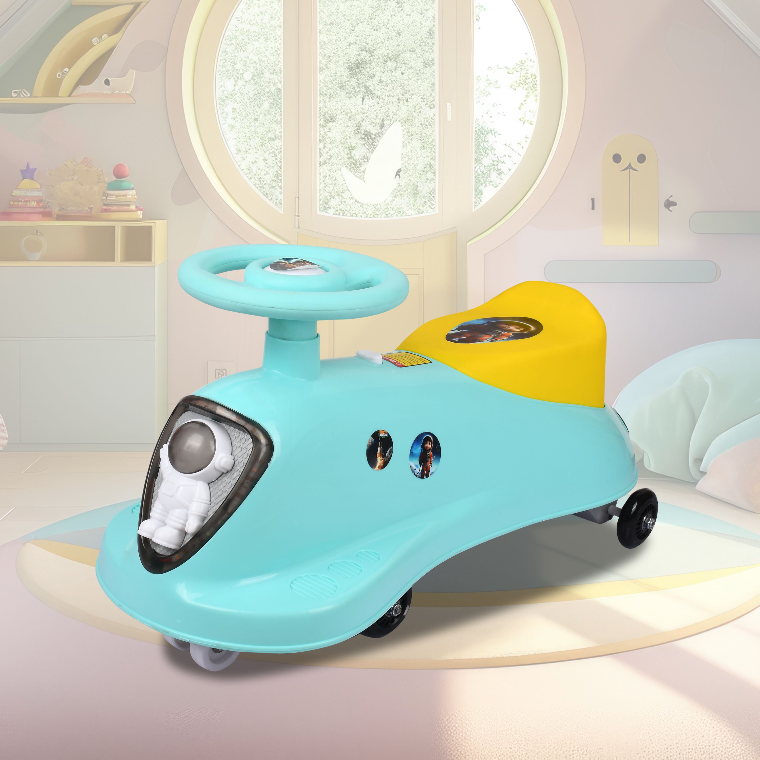 dugri with Music Rideons & Wagons Non Battery Operated Ride On Car Non Battery Operated Ride On-picture-10
