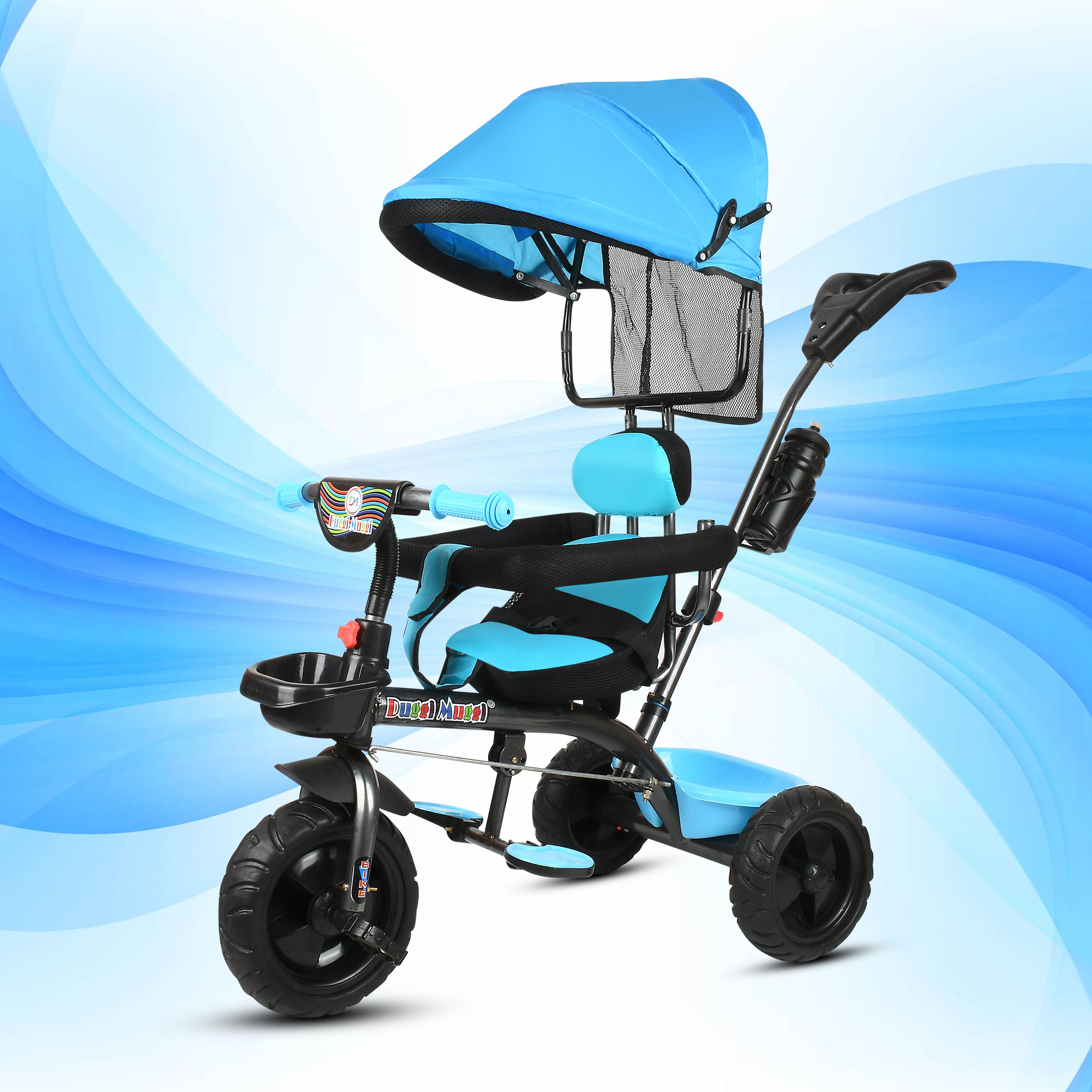 Toyshoppee Premium Baby Tricycle / Kids Trike / Ride On TRICYCLE FOR KIDS 553 BLUE Tricycle-image-3