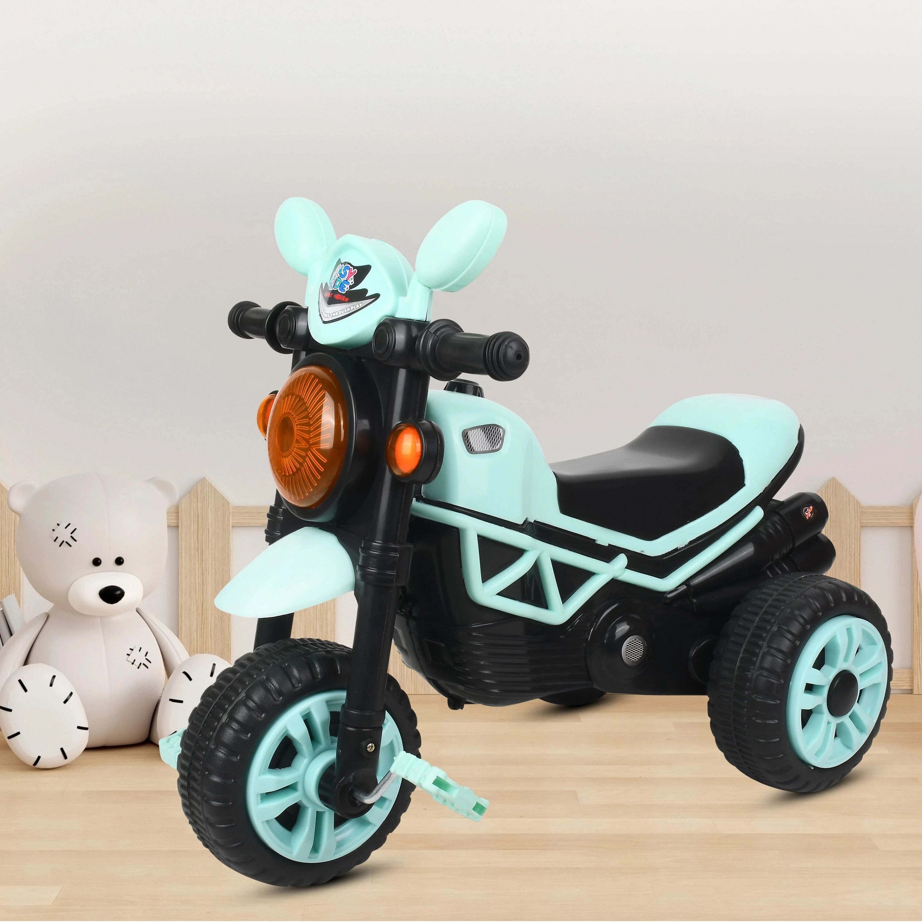 Bullet Tricycle Ride-on with Lights and for Ages (2-5 years) baby for kids bullet black_green Tricycle-image-41