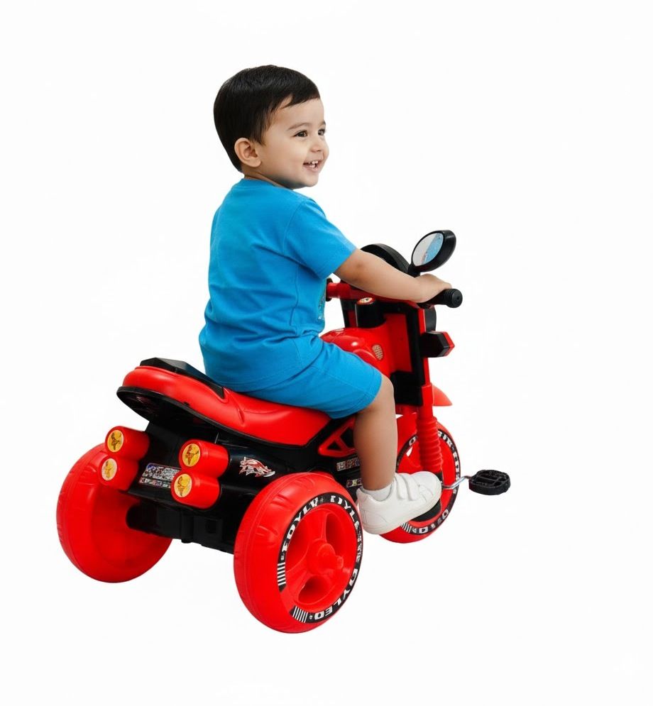 rideandfun Cute Bullet Theme Kids Cycle Wheels with Musical Horn Lights for Kids Bullet Tricycle03 Tricycle-picture-17