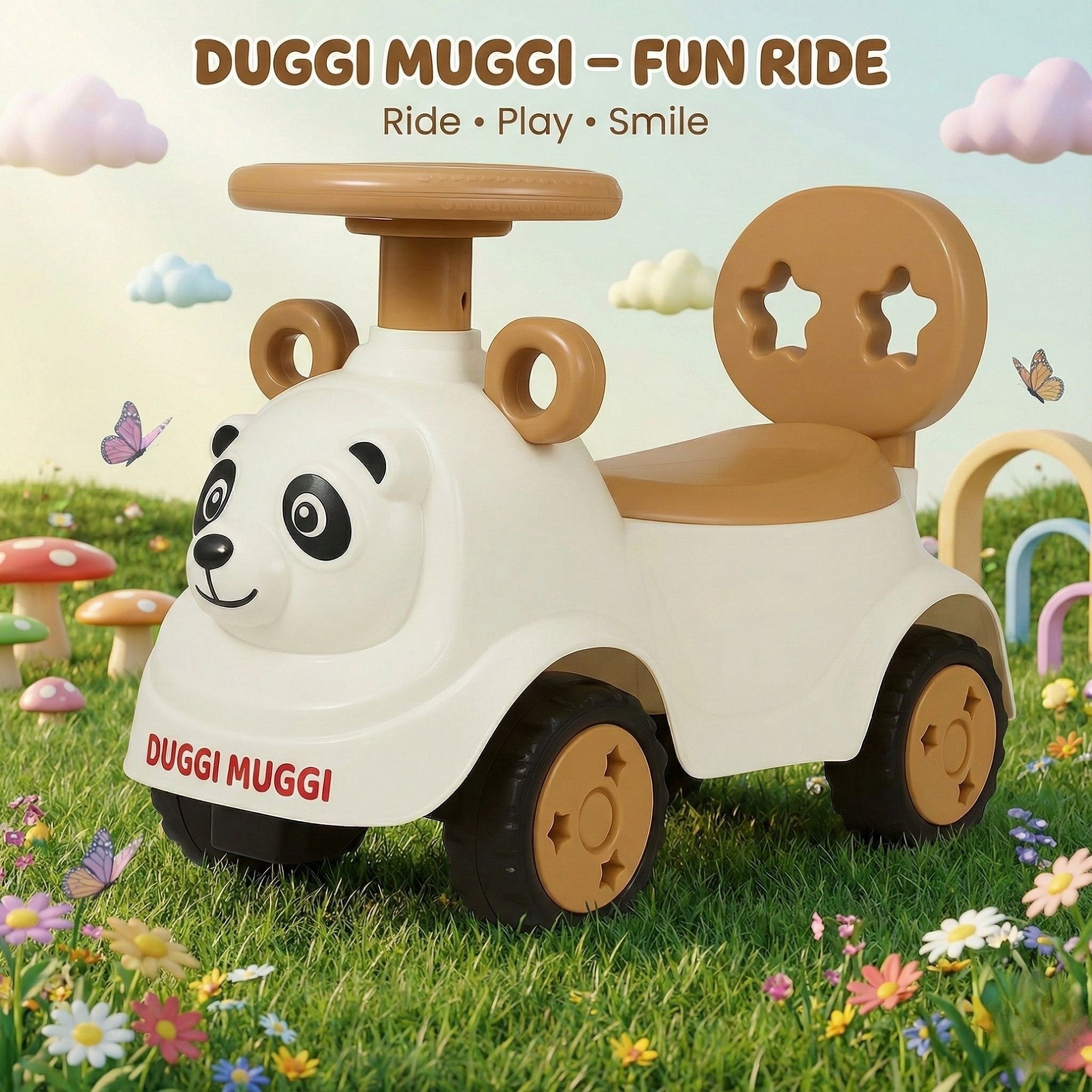 Magic Swing Car for Kids Twister Push Ride on Toy Kids Car, Lights & Music Rideons & Wagons Non Battery Operated Ride On Tricycle-image-3