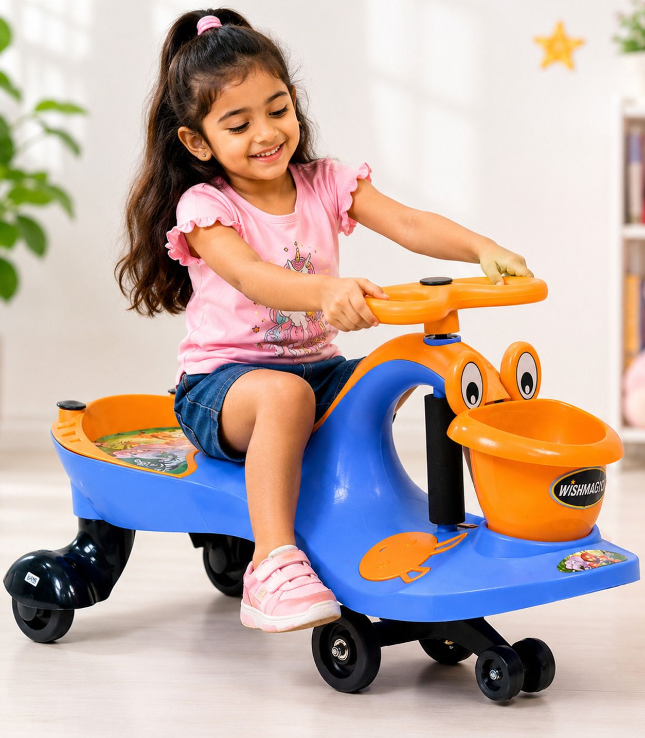 Panda Swing Car Wiggle Ride On Toy Twist & Glide Rider Toy Kids Wiggle Ride-On Car Tricycle-image-19