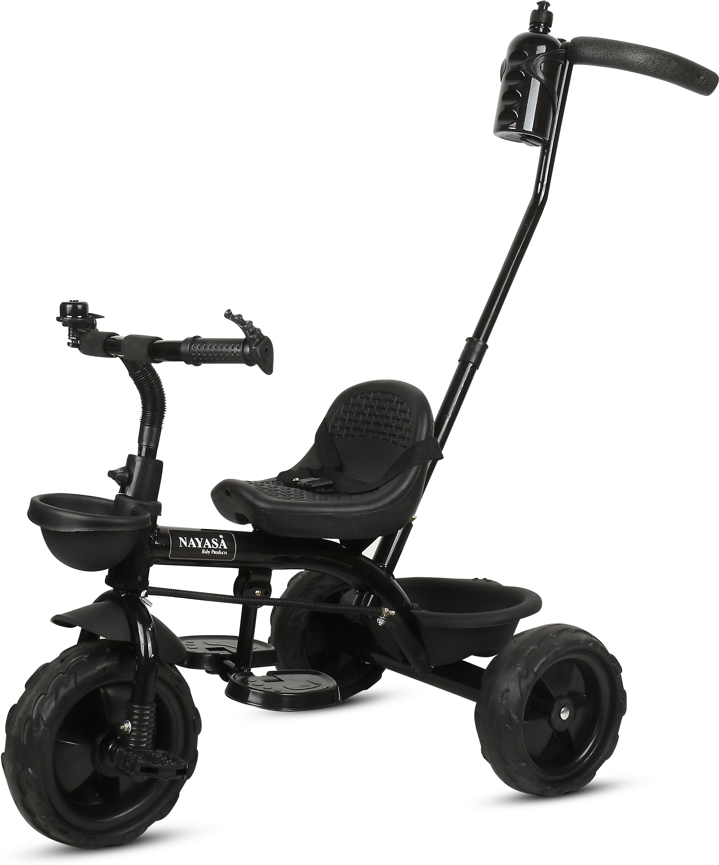 nayasa Tricycles and Cycles for Kids Cycle for Baby with Parental Control for kids. SB-HDL-01-BLACK Tricycle-picture-35