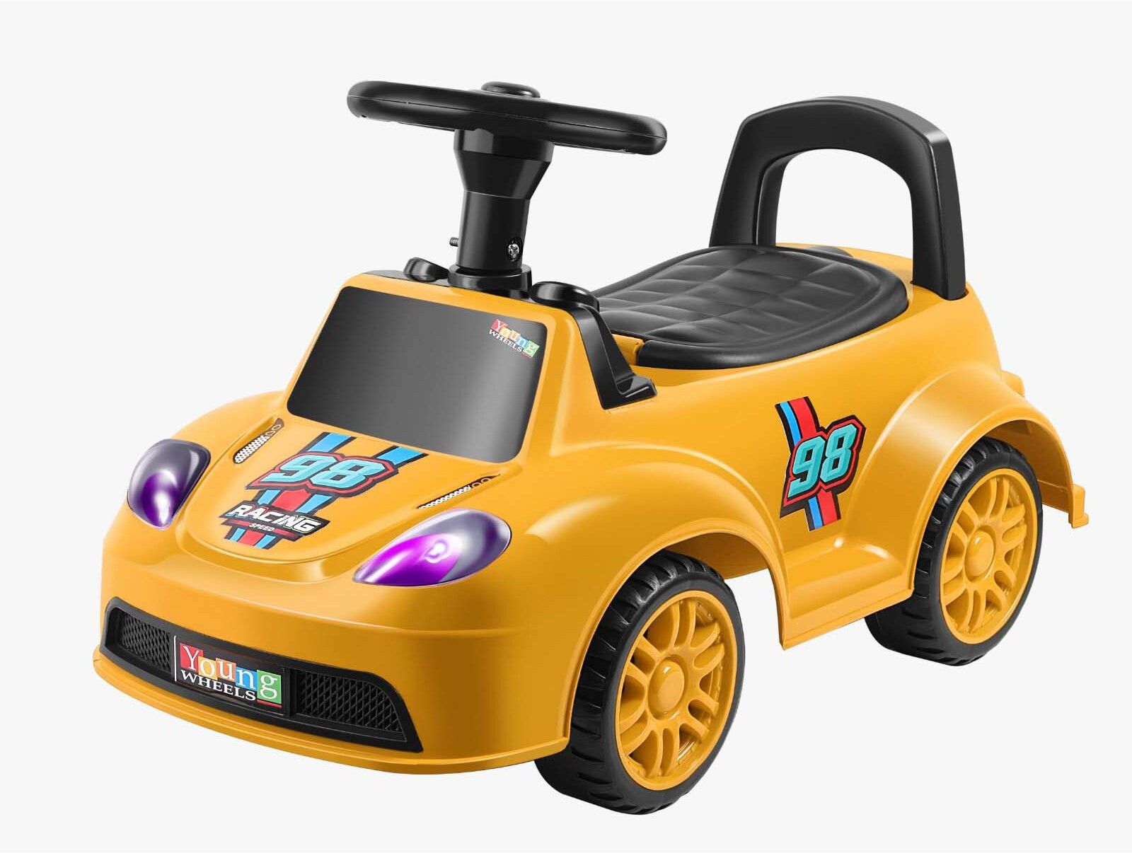 maskeen Kids Ride On Car for Toddlers with Steering Wheel & Backrest Tricycle-picture-40