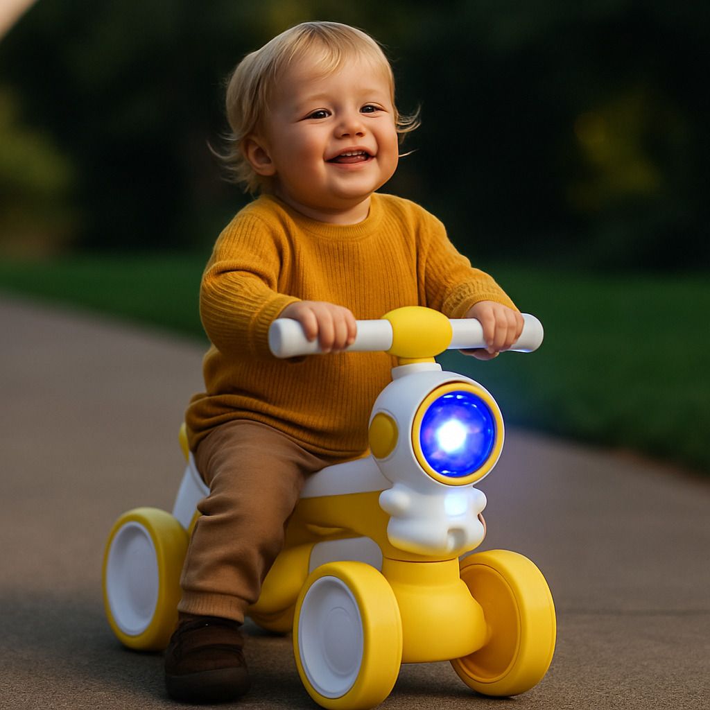 joyride 2 in 1 Astronaut Tricycle for Kids with Balance Bike Mode | Music & Light | Manual Push Bike for Kids to Learn Balancing, Kids Tricycle | 1-5 Years Tricycle-picture-31