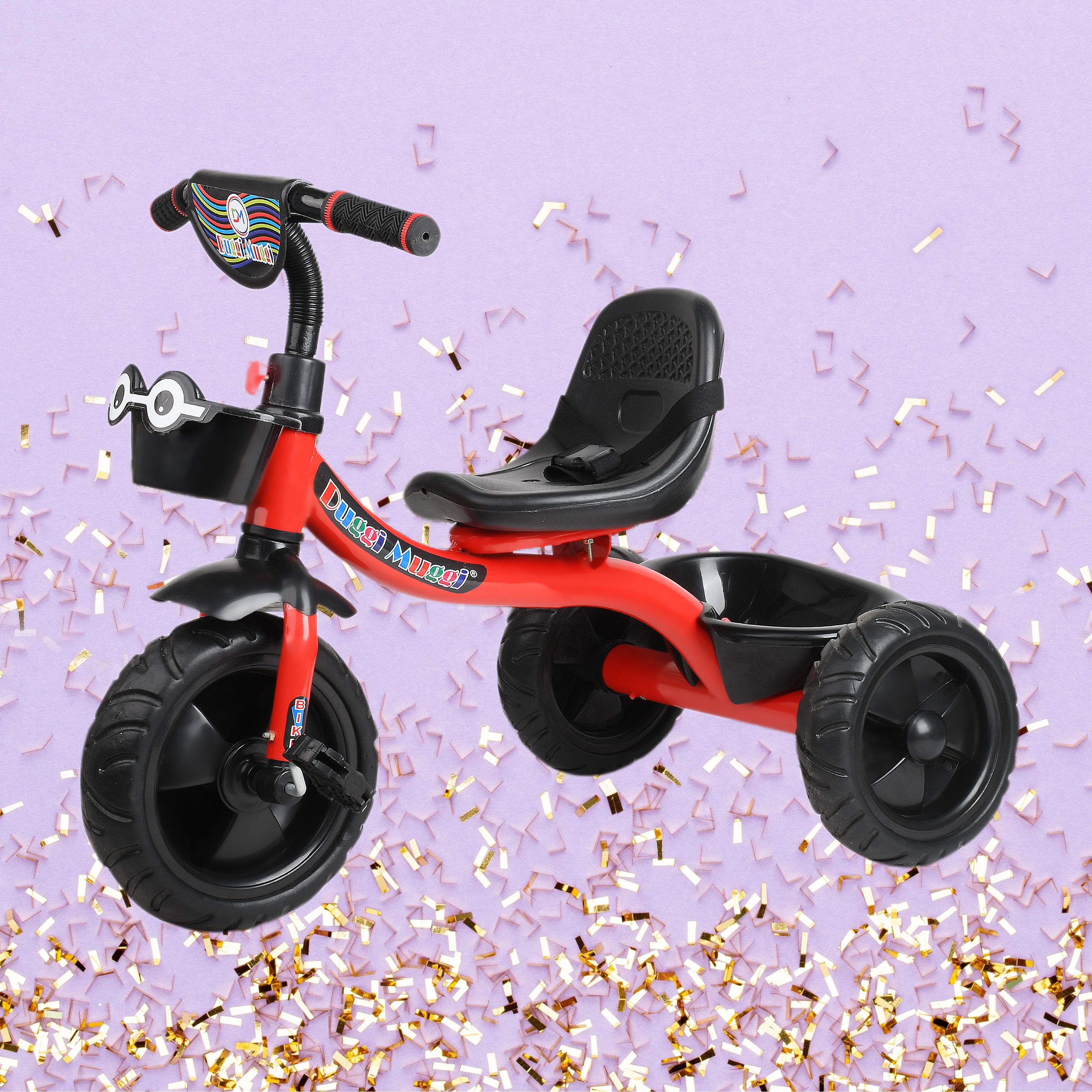 duggi muggi Baby Tricycle For Kids With Front And Back Basket KIDDO Recommended Tricycle For Age 1-5 Years Kids Cycle Tricycle-picture-43