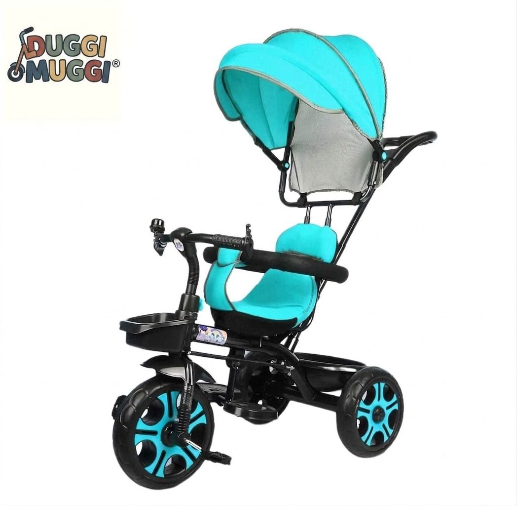 Tricycle with Parental Handle And Canopy Sefty harness,Eva Wheel Tricycle Tricycle-image-23
