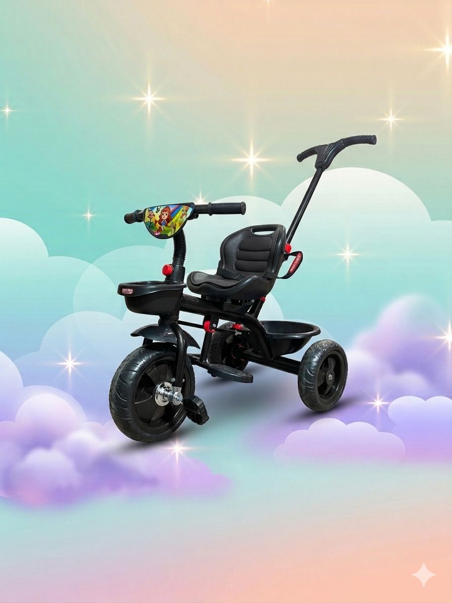 UNI MART TRICYCLE FOR KIDS NEW MODEL UT-01 BLACK 7 Tricycle-image-40