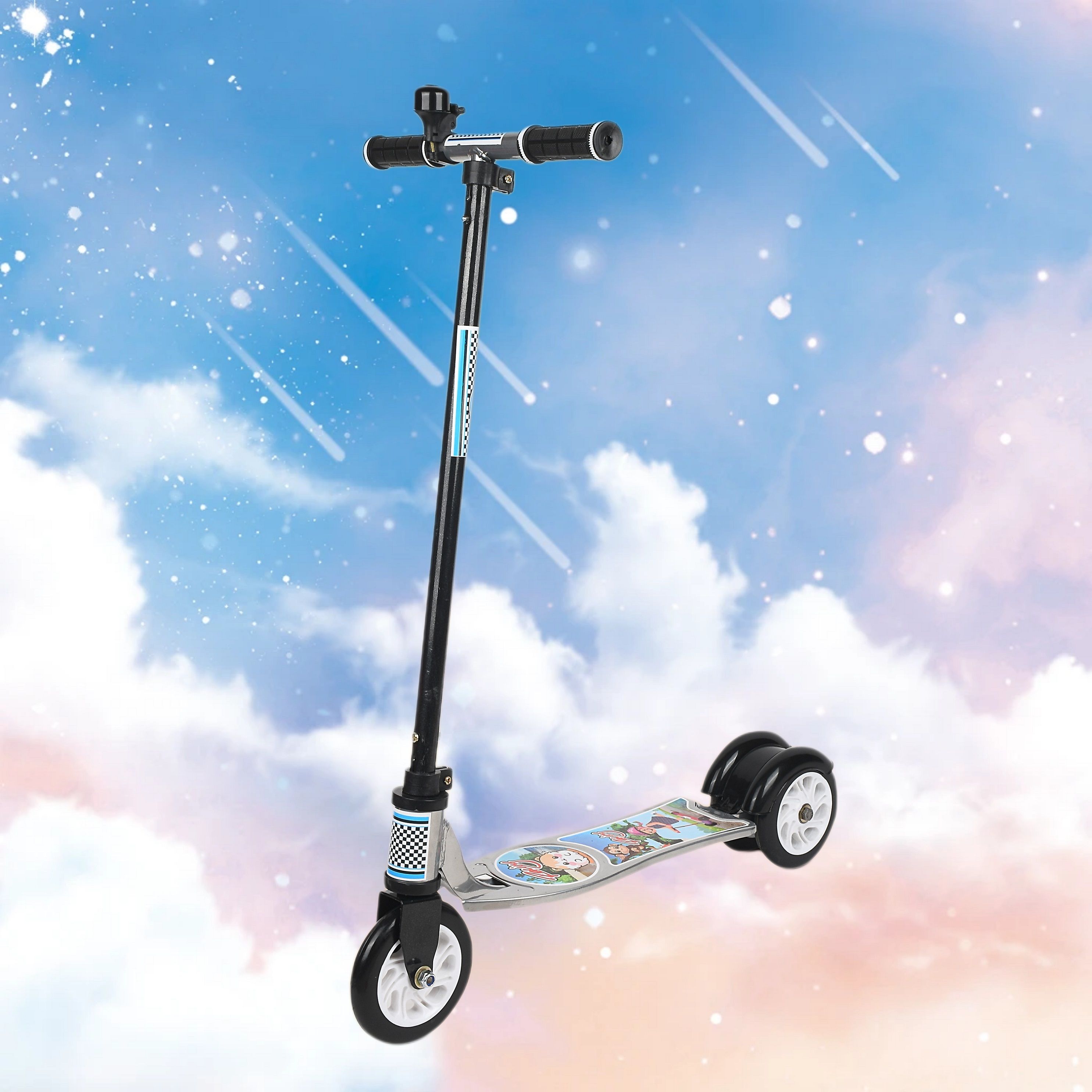 Scooter for Kids Road Runner with Back break , Foldable Scooter, Skate Tricycle-image-29