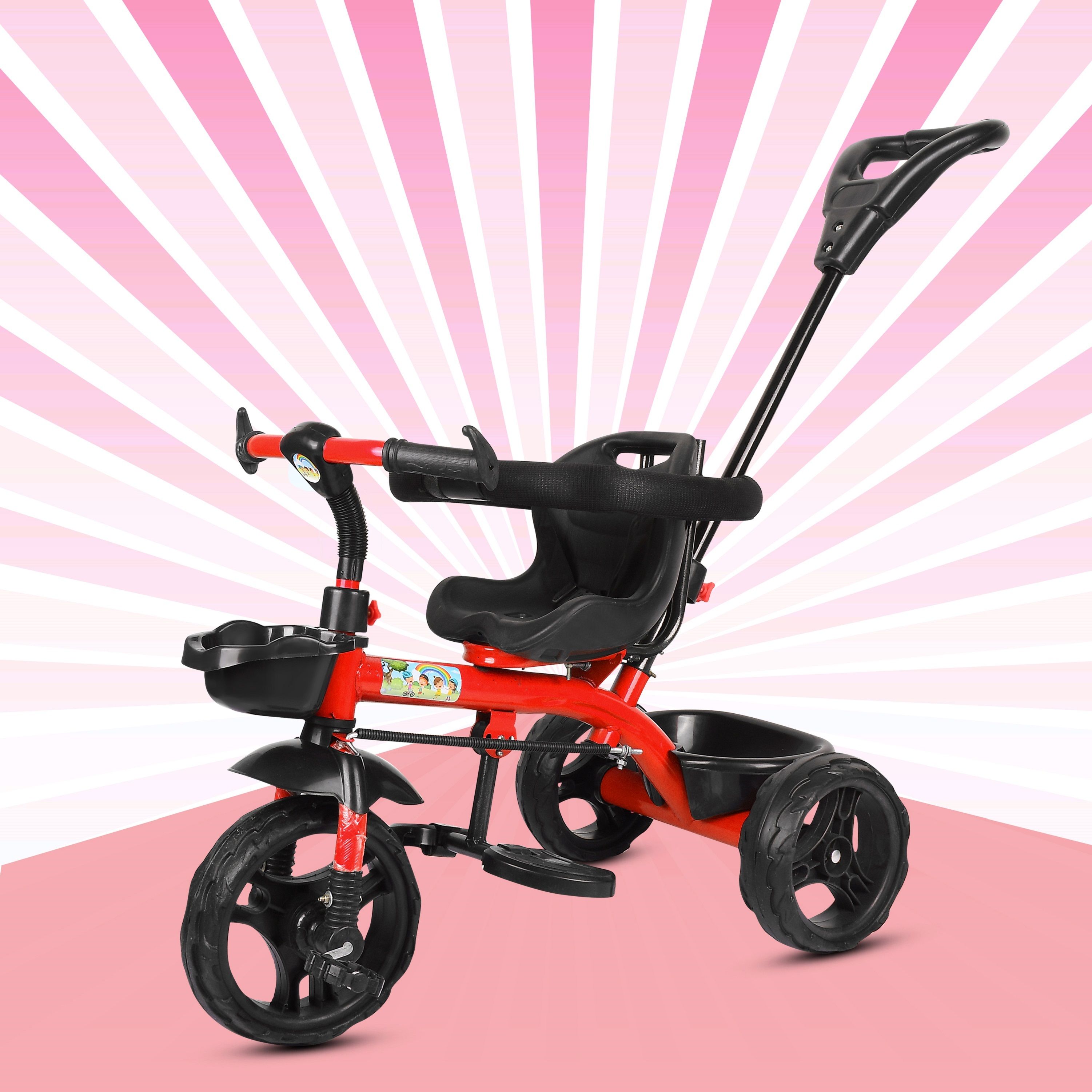 Tricycle with Parental Handle | Bottle holder and Armrest CAT R1 Tricycle-image-37
