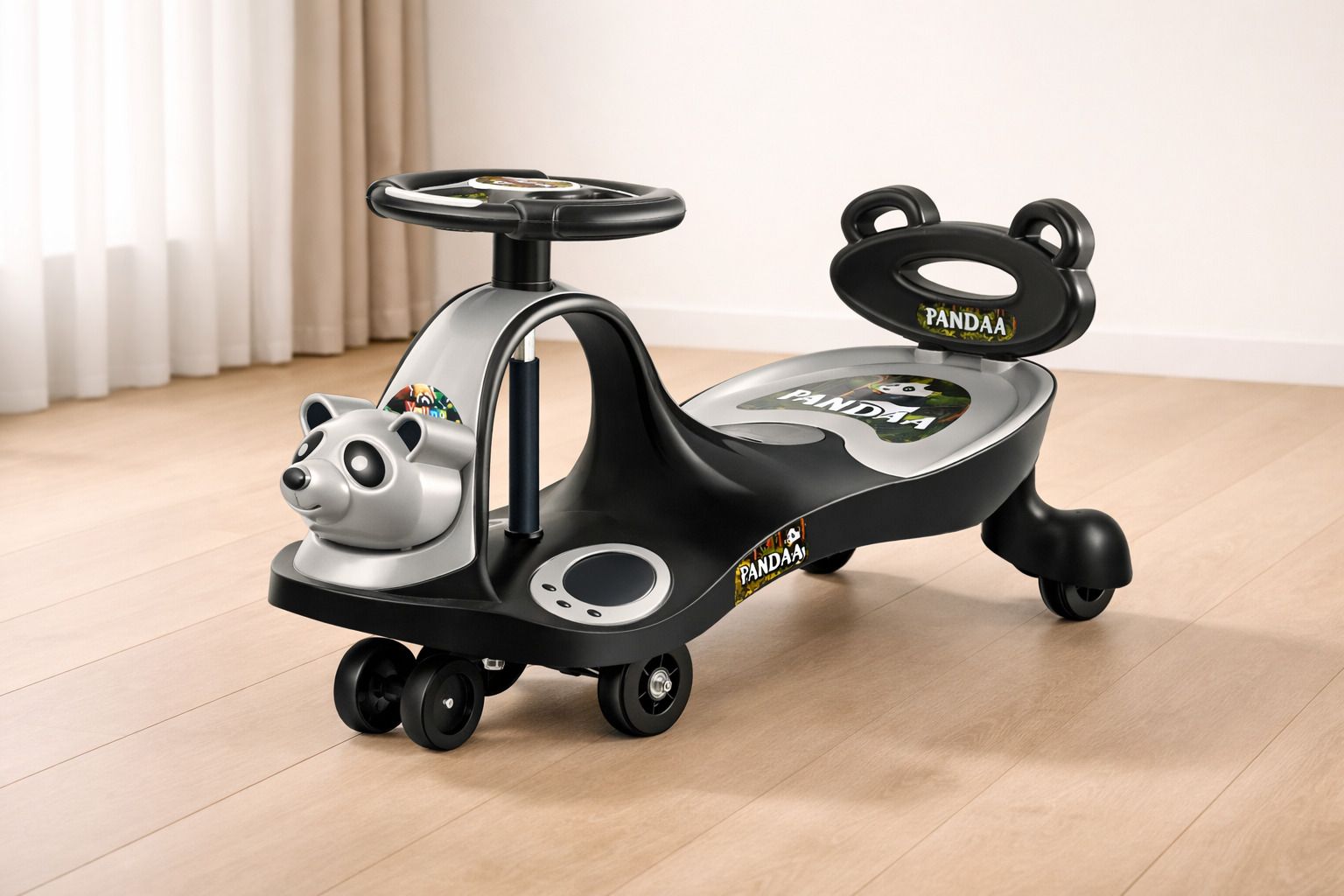 magic car for kids Panda Magic Swing Car for Kids – Self-Balancing Ride-On Toy with 360° Wheels Tricycle-image-31