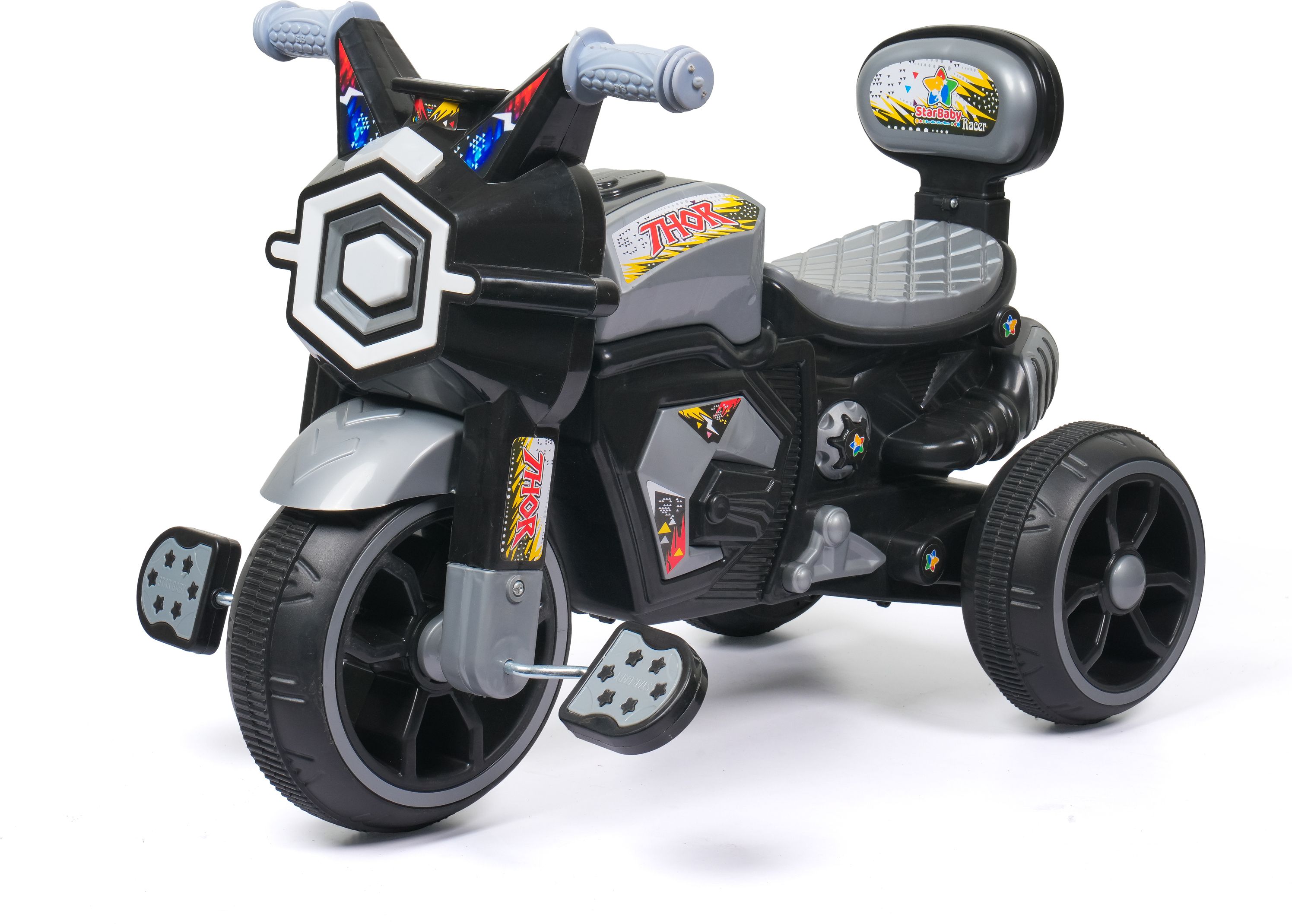 Thor Trike Sports Ride-on Bike Pedal for Kids with Musical Horn and Lights 2-5 Years Tricycle-image-29