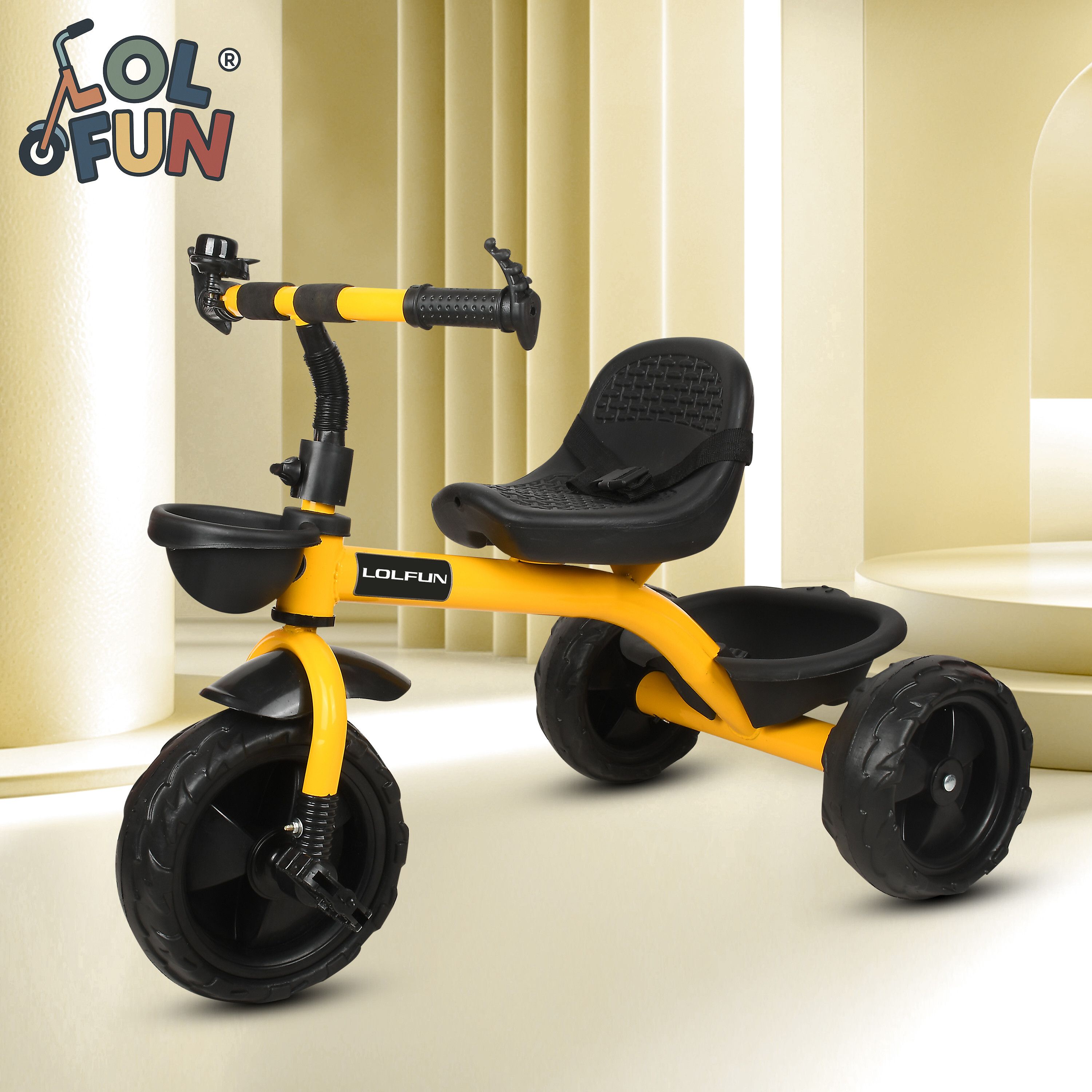 Kids Tricycle with Storage Basket | Baby Cycle (1–3 Years) toddler cycle baby riding toy Tricycle-image-22