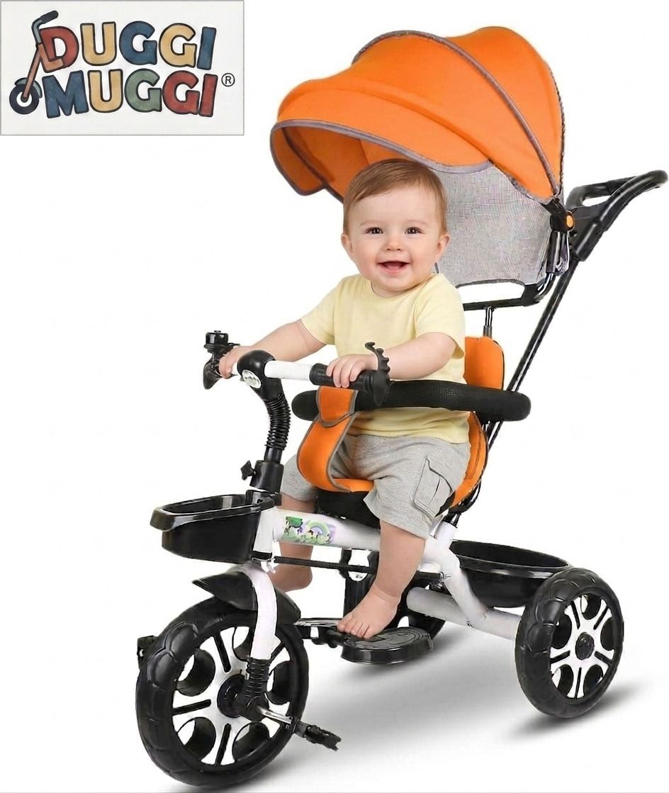 Tricycle with Parental Handle And Canopy Sefty harness,Eva Wheel Tricycle Tricycle-image-24