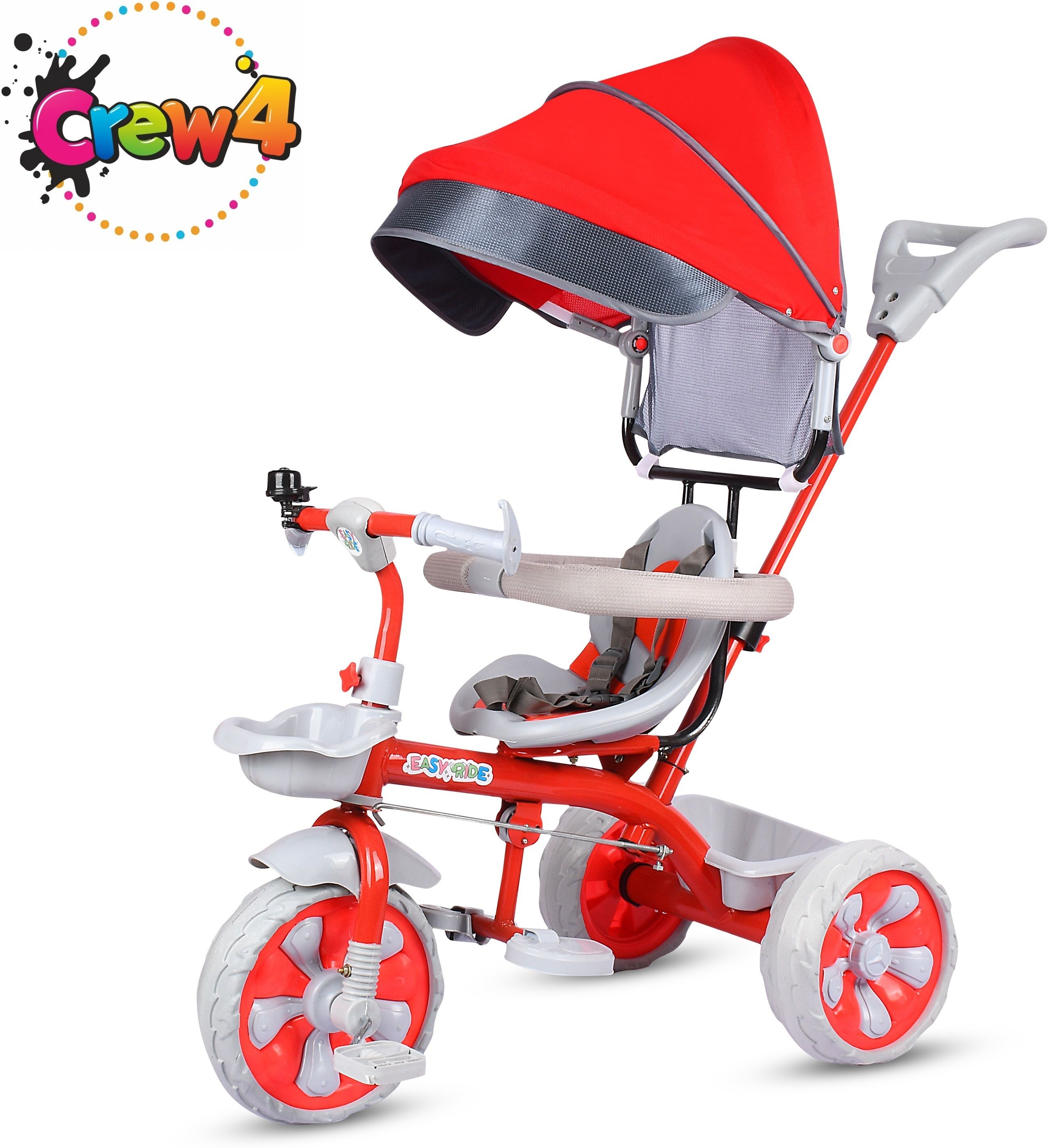 Tricycle with Canopy and Parental Handle 2 to 5 years BUTTERFLY CANOPY Tricycle-image-40